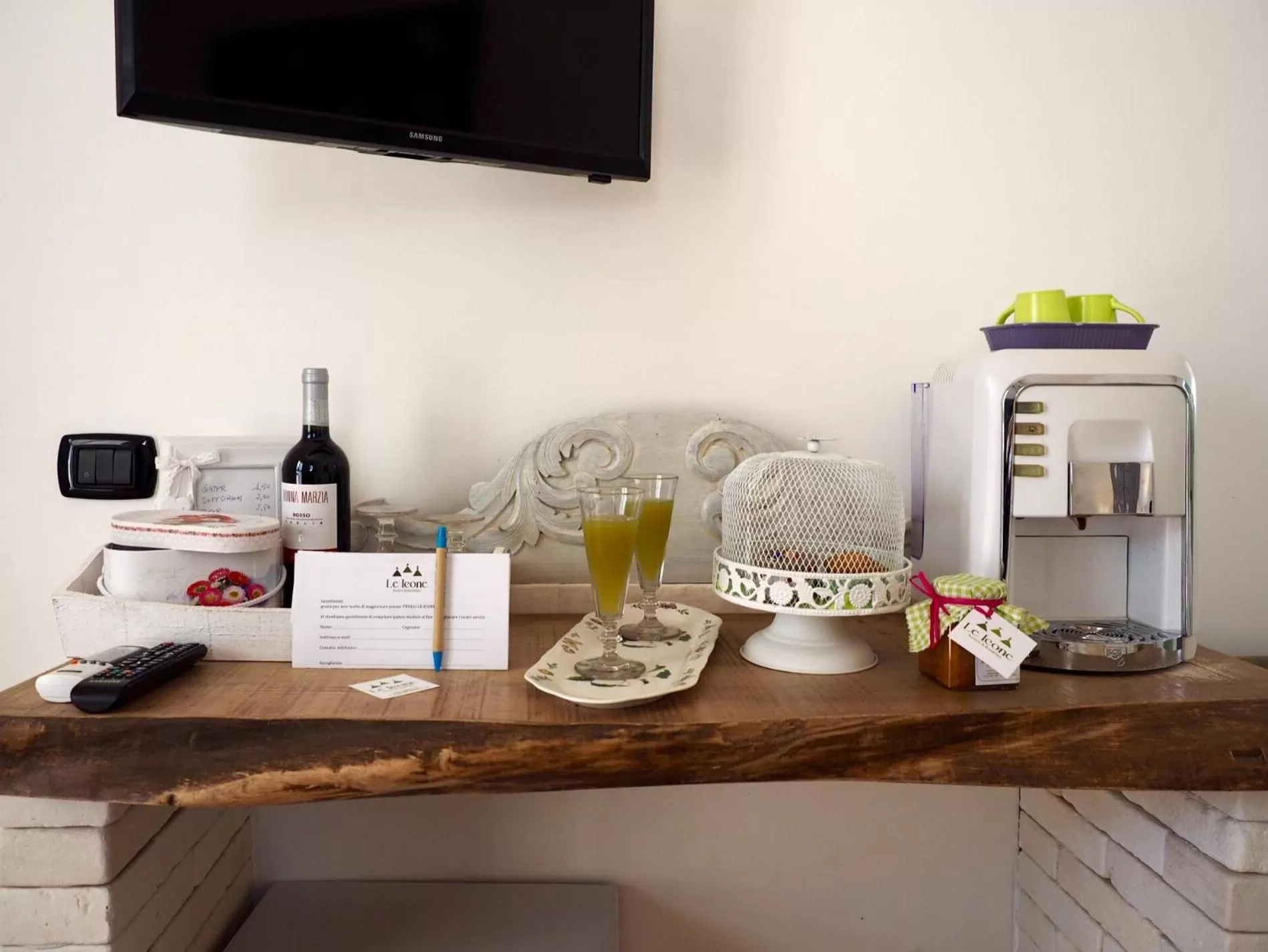 Non alcoholic drinks in Relais Trulli Le Icone