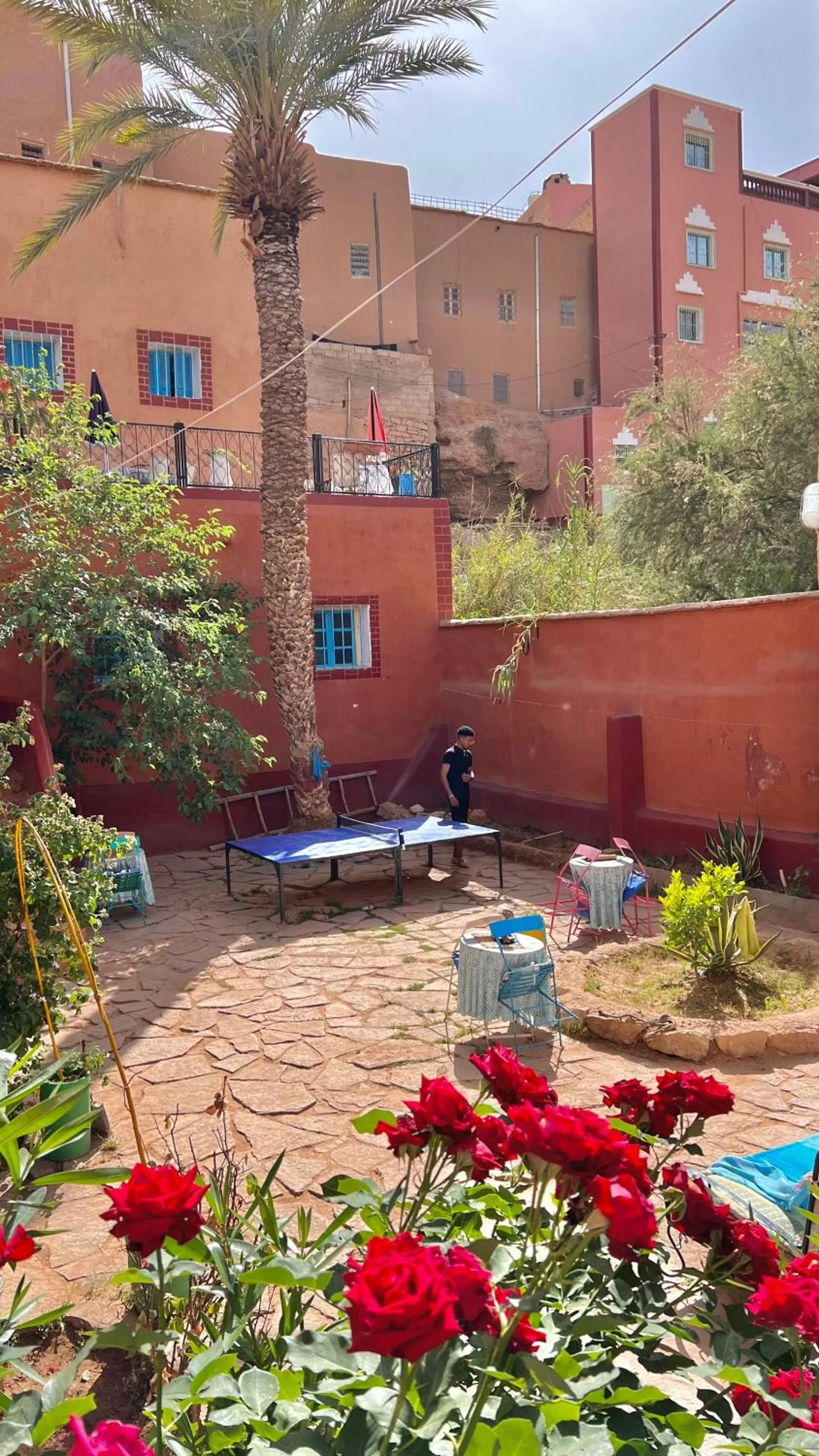 Patio in Maison d'hôtes Retour Au Calme