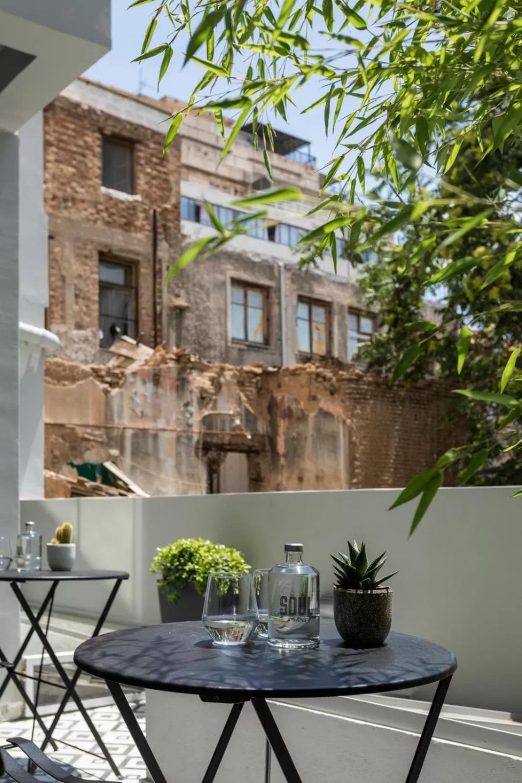 Patio in Play Theatrou Athens a member of Brown Hotels