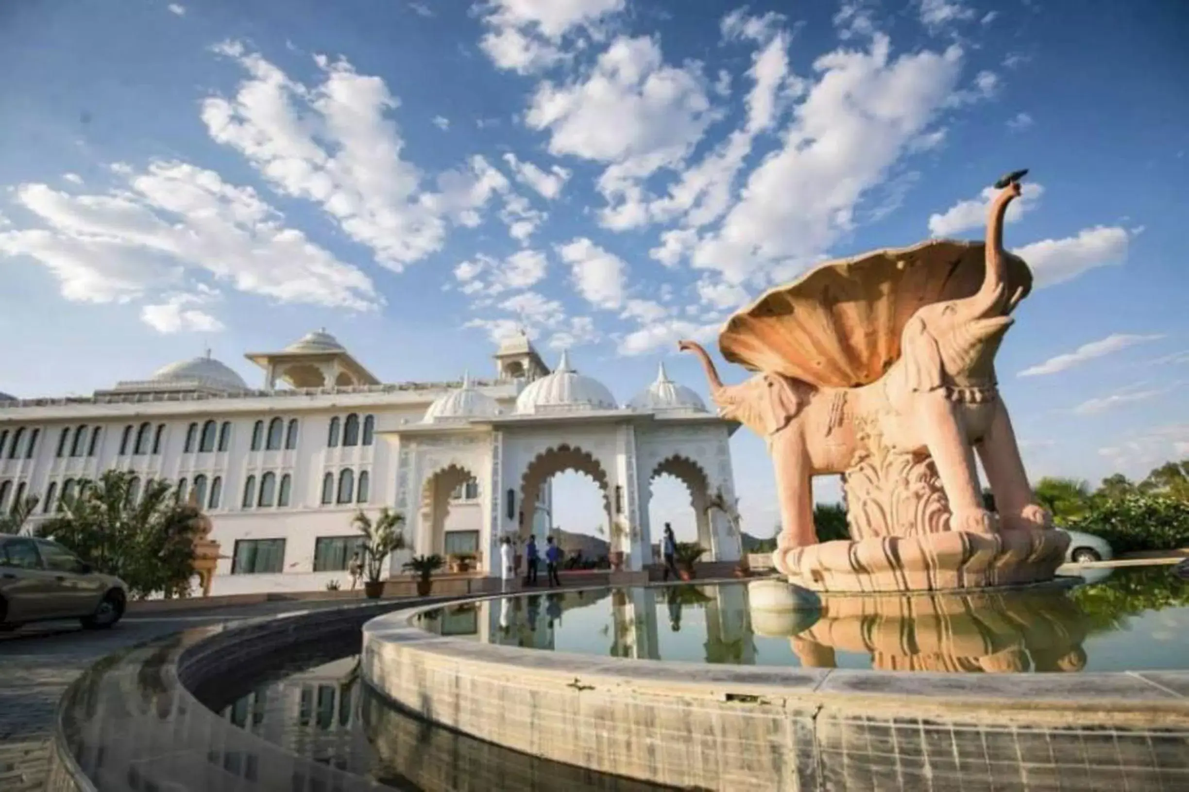 Facade/entrance, Property Building in Radisson Blu Udaipur Palace Resort & Spa