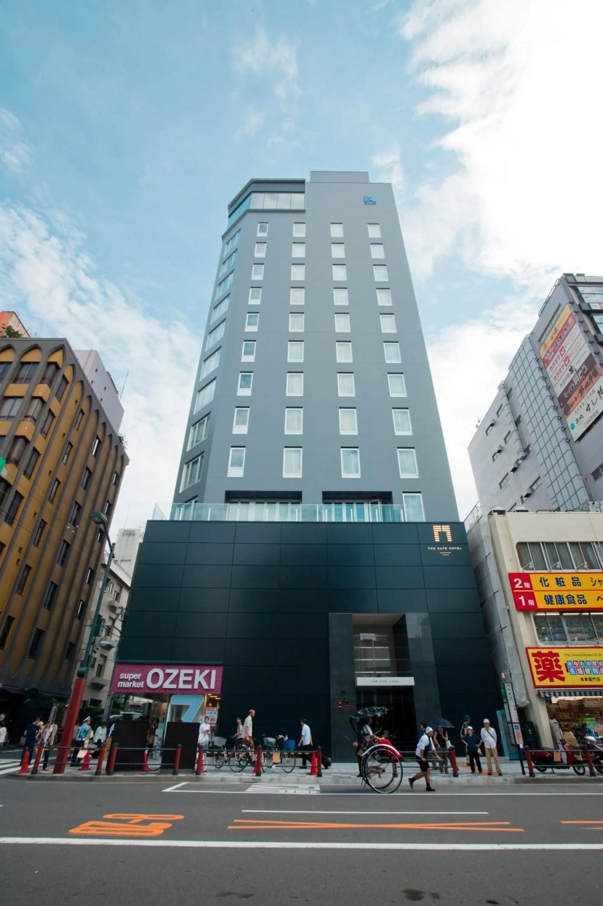Facade/entrance in The Gate Hotel Kaminarimon by Hulic