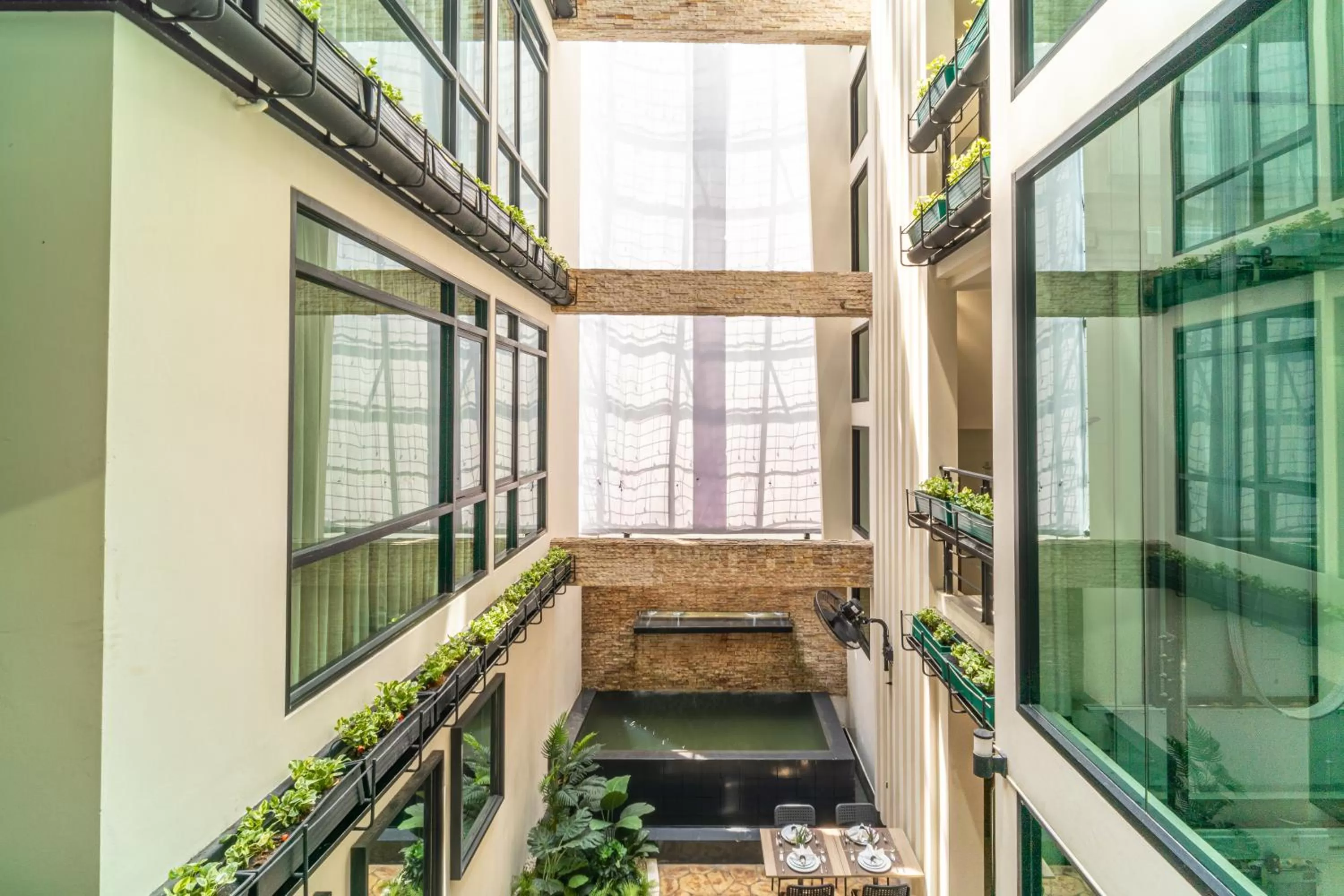 Buffet breakfast in Amber Boutique Silom