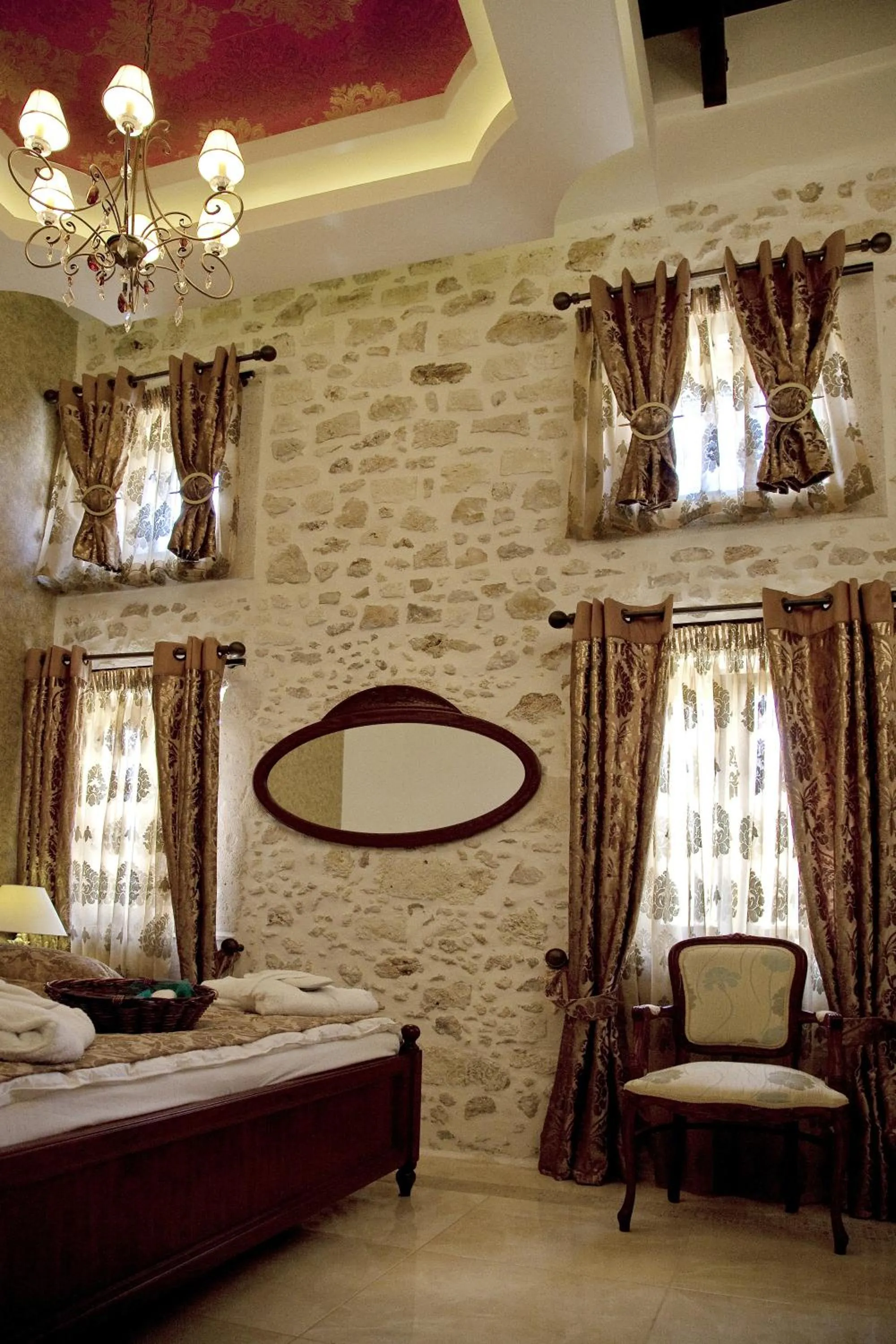 Decorative detail, Bed in Antica Dimora Suites