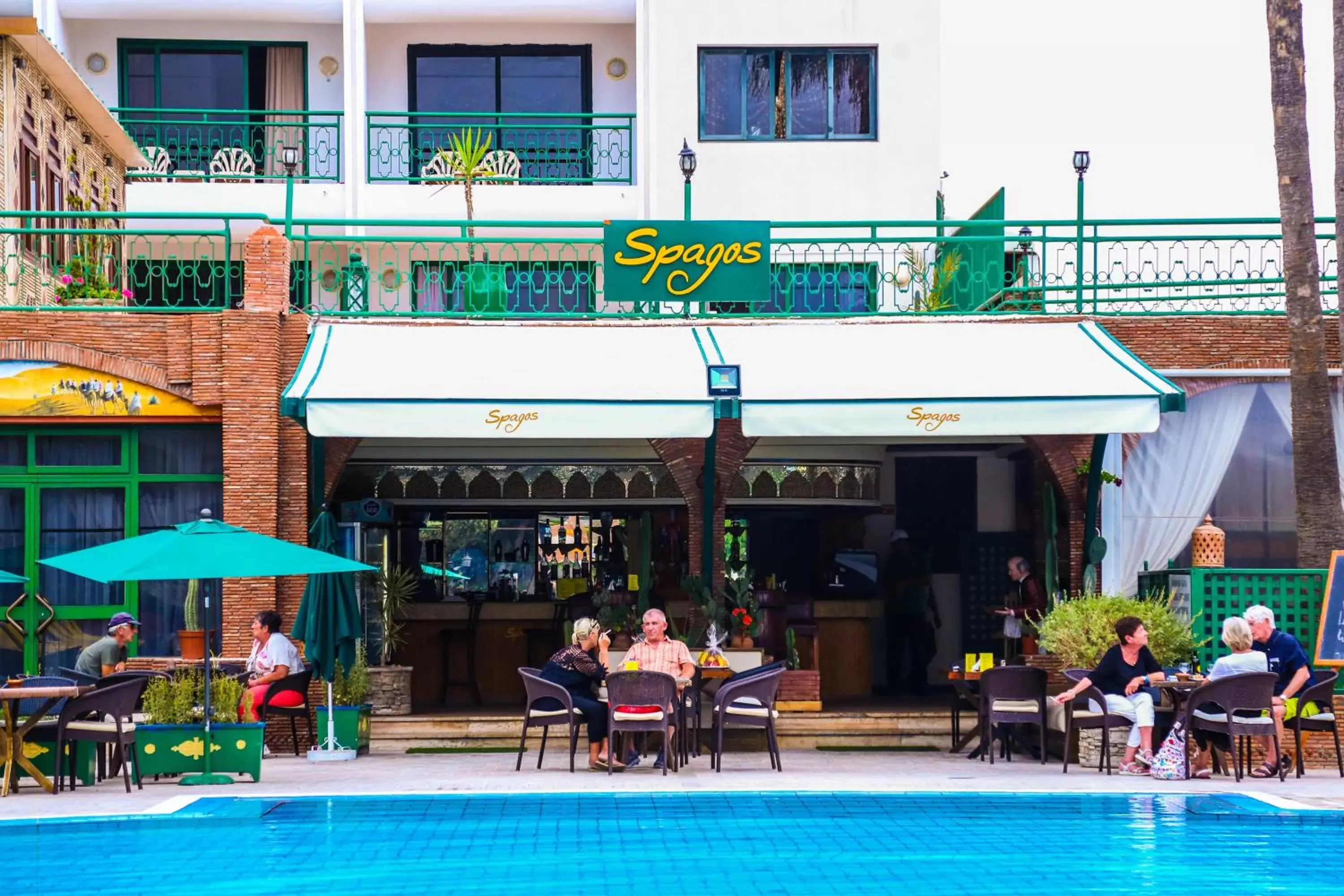 Restaurant/places to eat, Swimming Pool in Hotel Argana Agadir