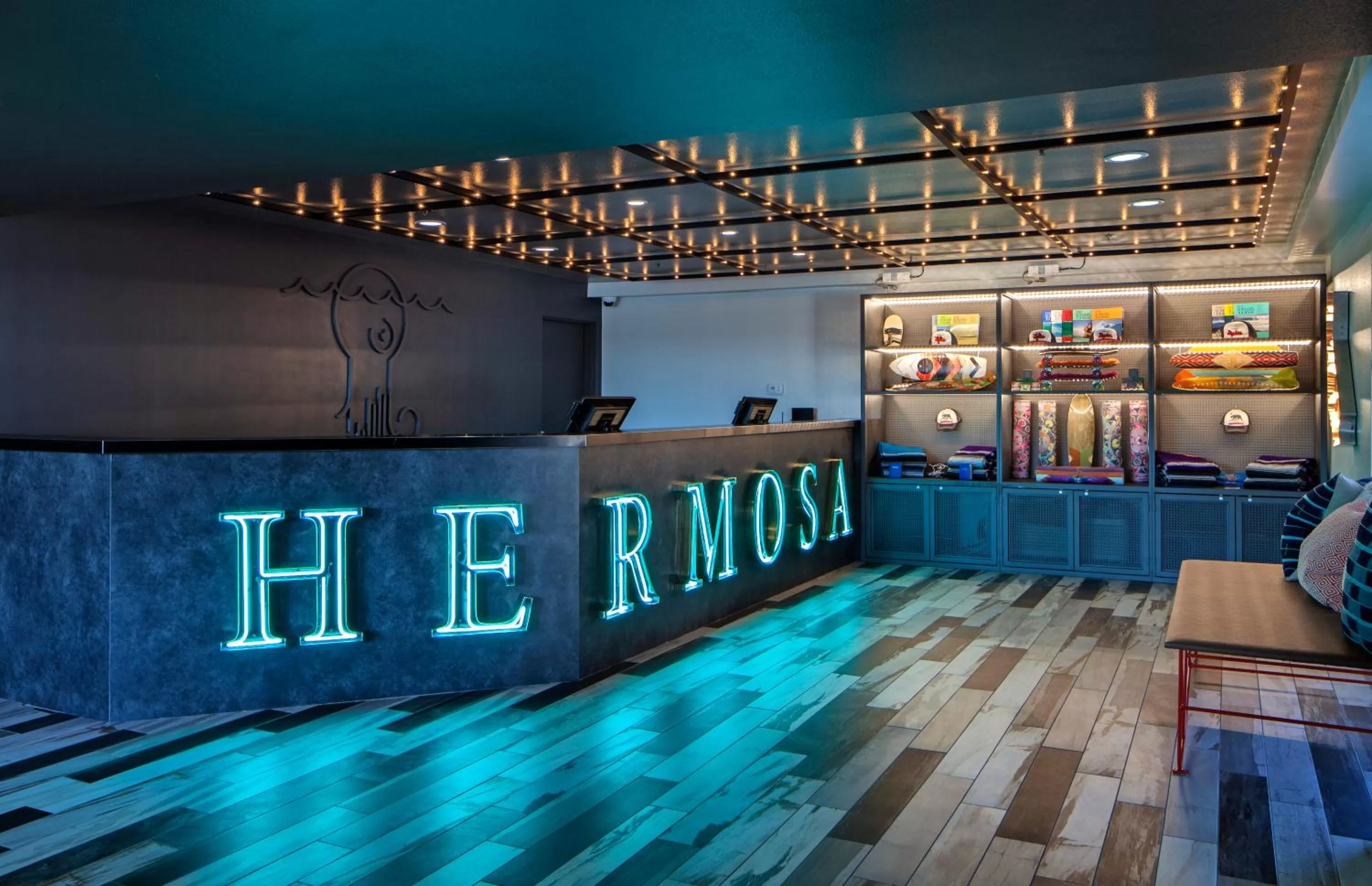 Lobby or reception in Hotel Hermosa