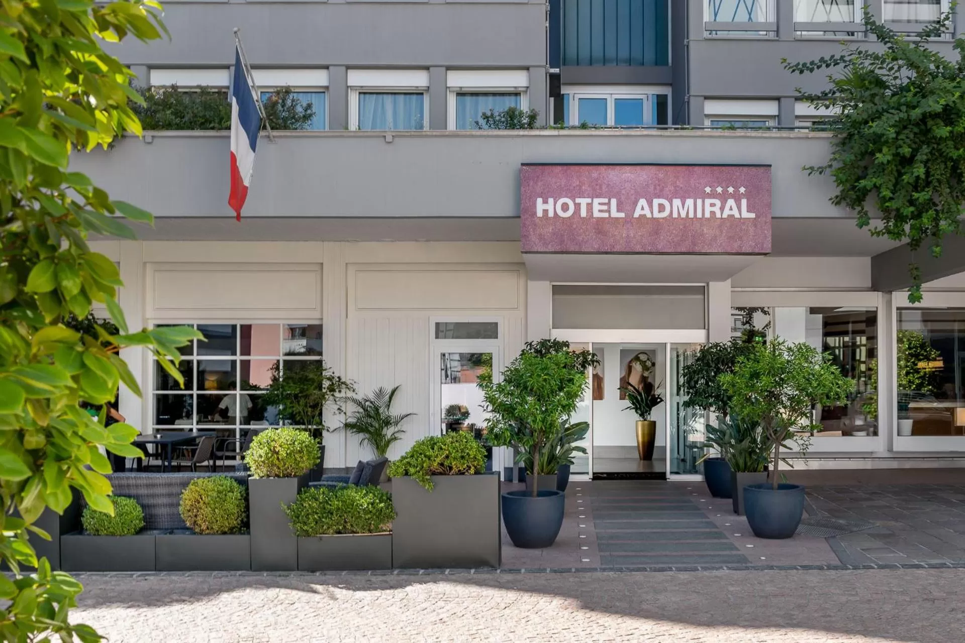 Facade/entrance in Hotel Admiral Lugano