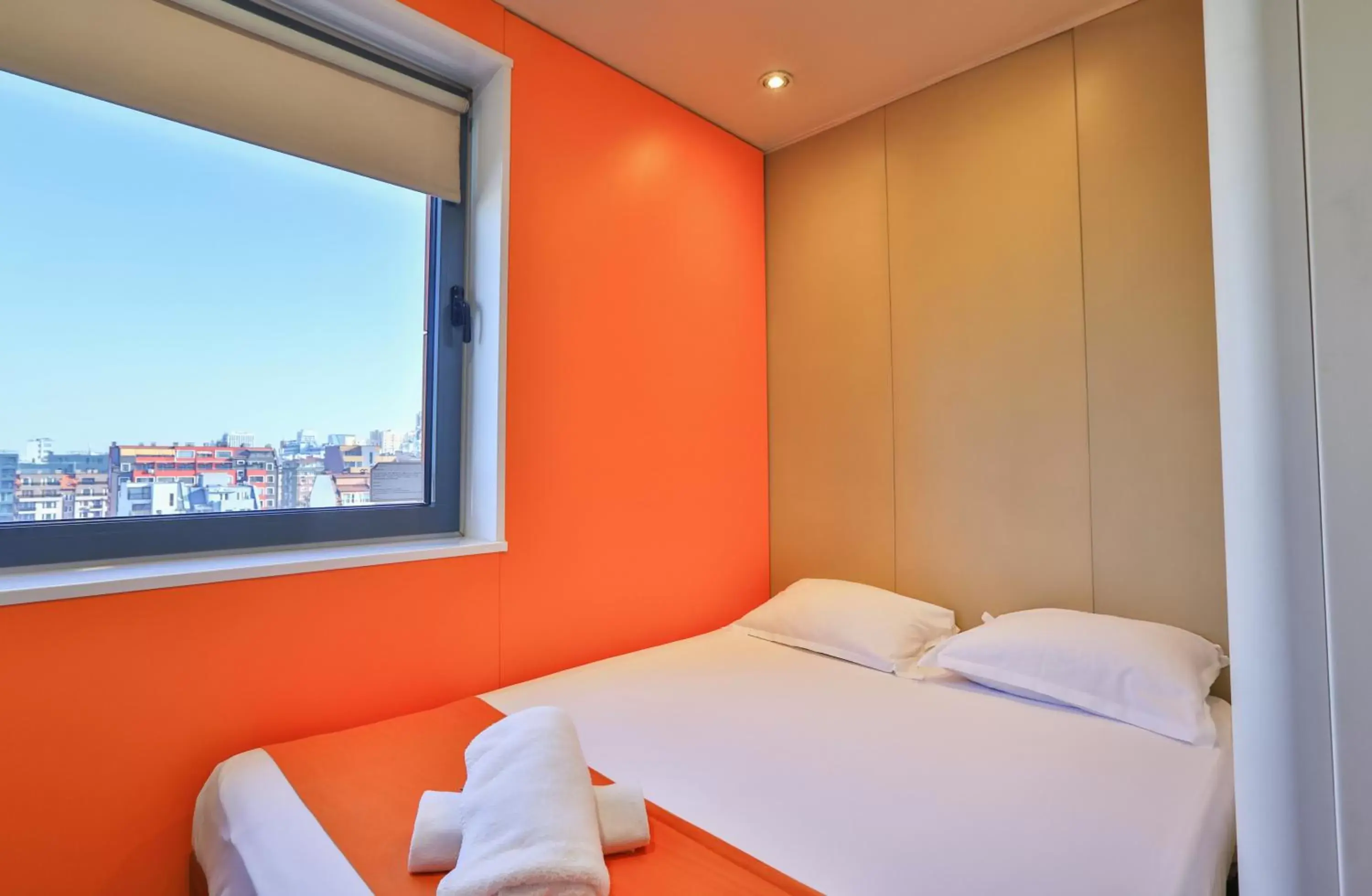 Bed in easyHotel Sofia