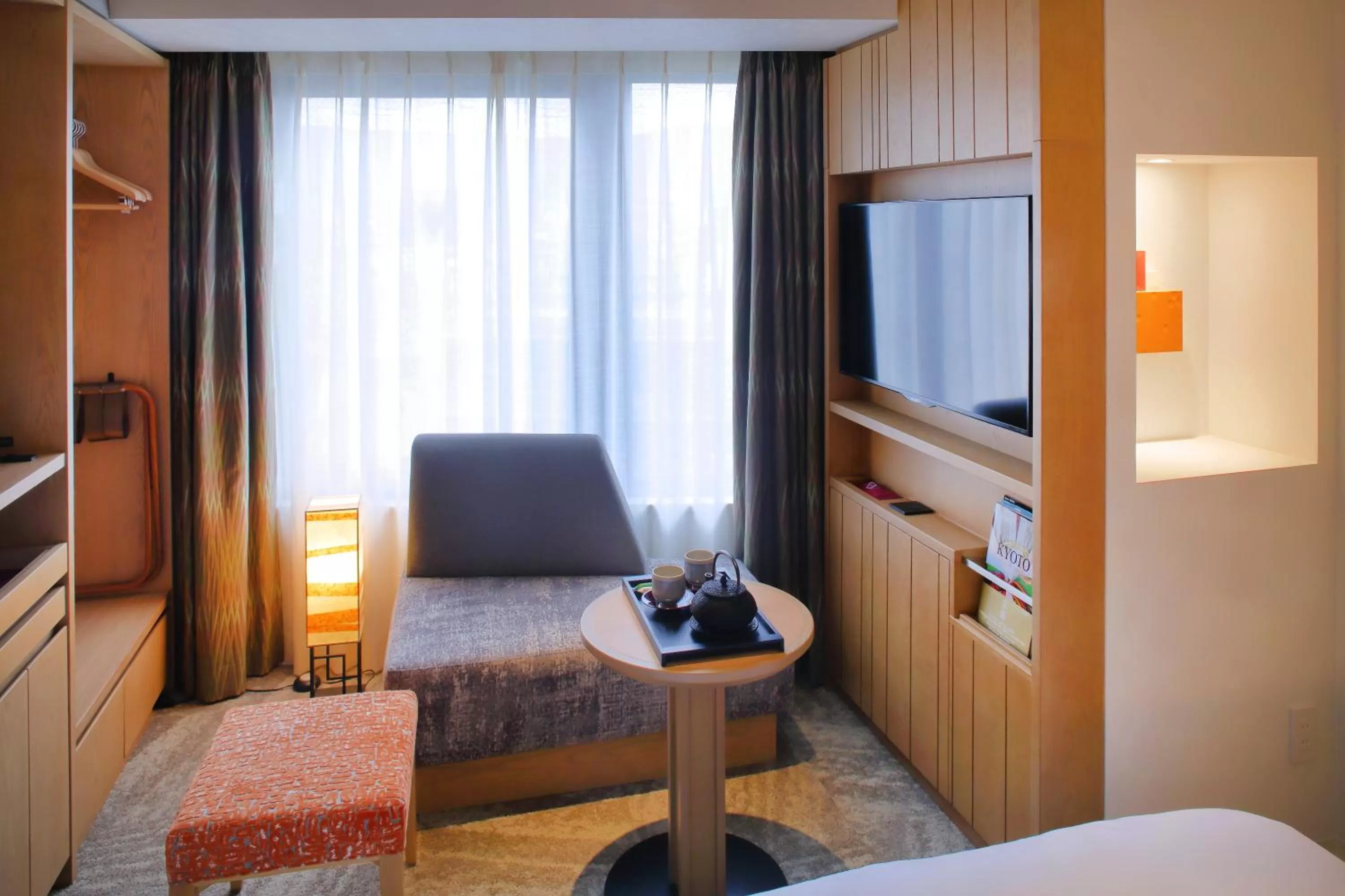Photo of the whole room, TV/Entertainment Center in SH by the square hotel Kyoto Kiyamachi
