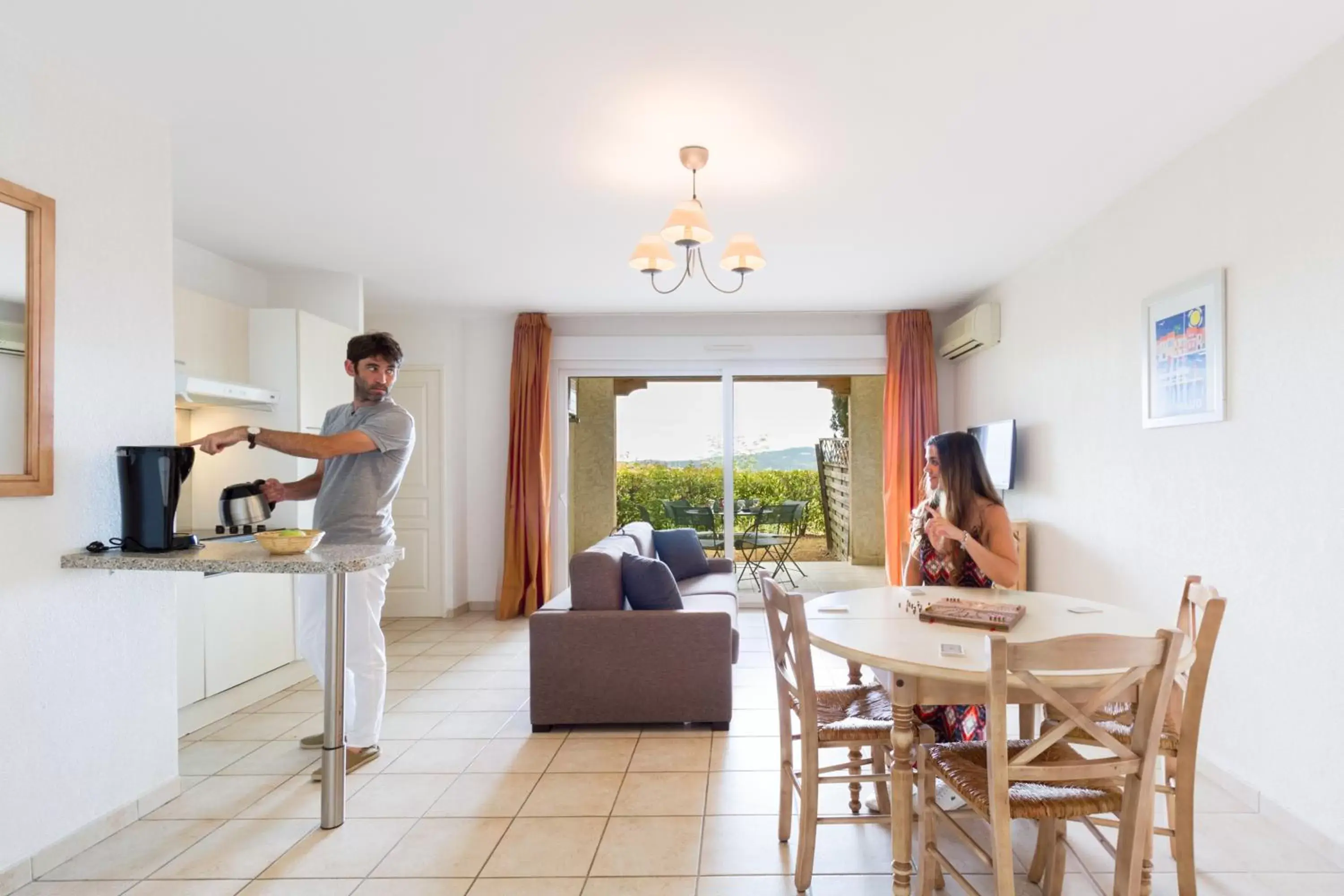 Living room in Garden & City Les Bastides de Grimaud