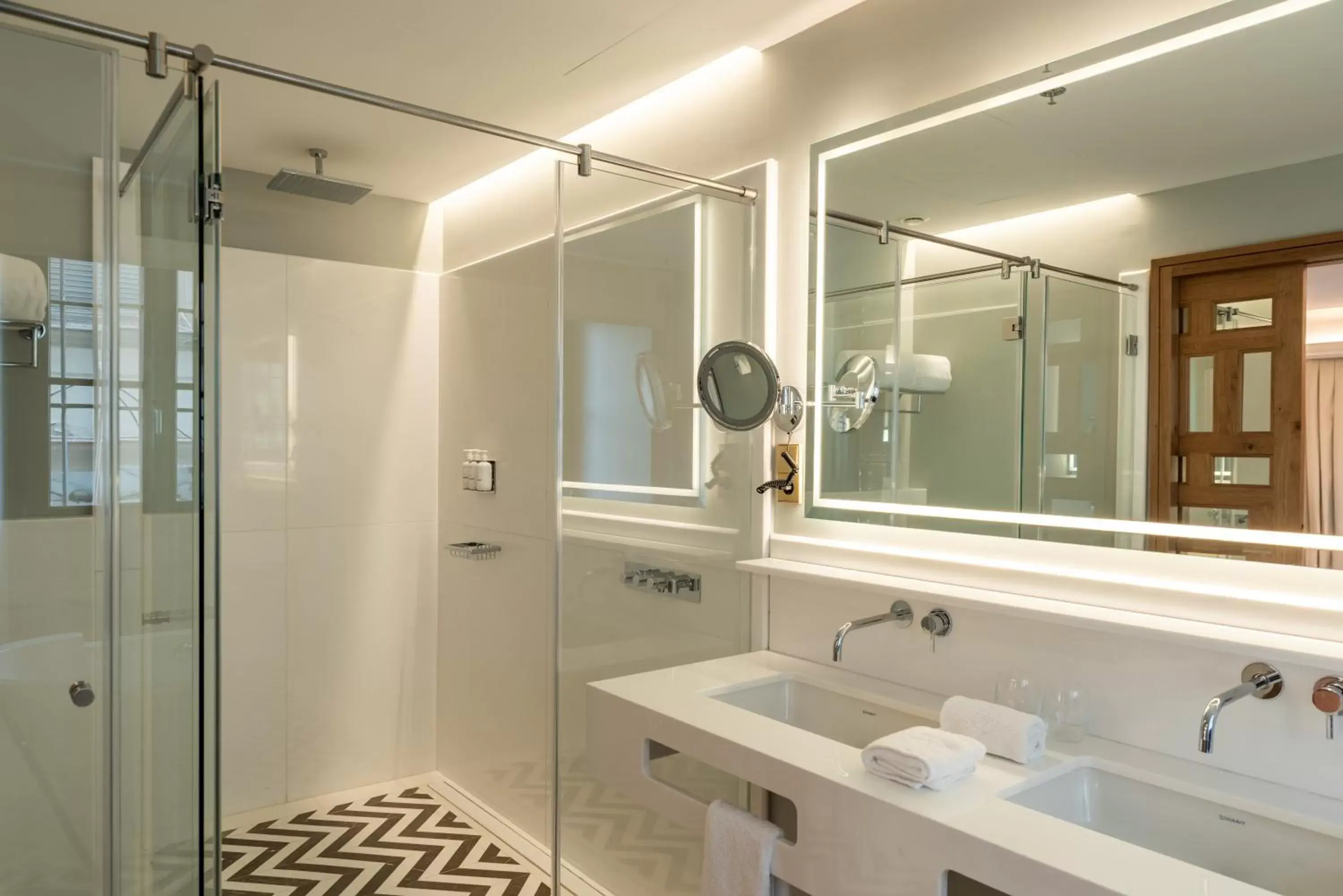 Shower, Bathroom in Palacio Solecio, a Small Luxury Hotel of the World