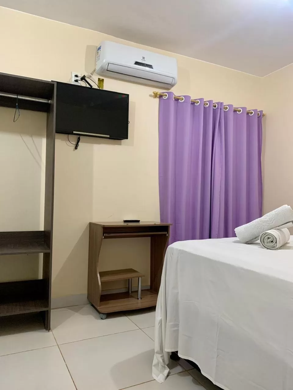 Bed in Pousada Jardim Brasília