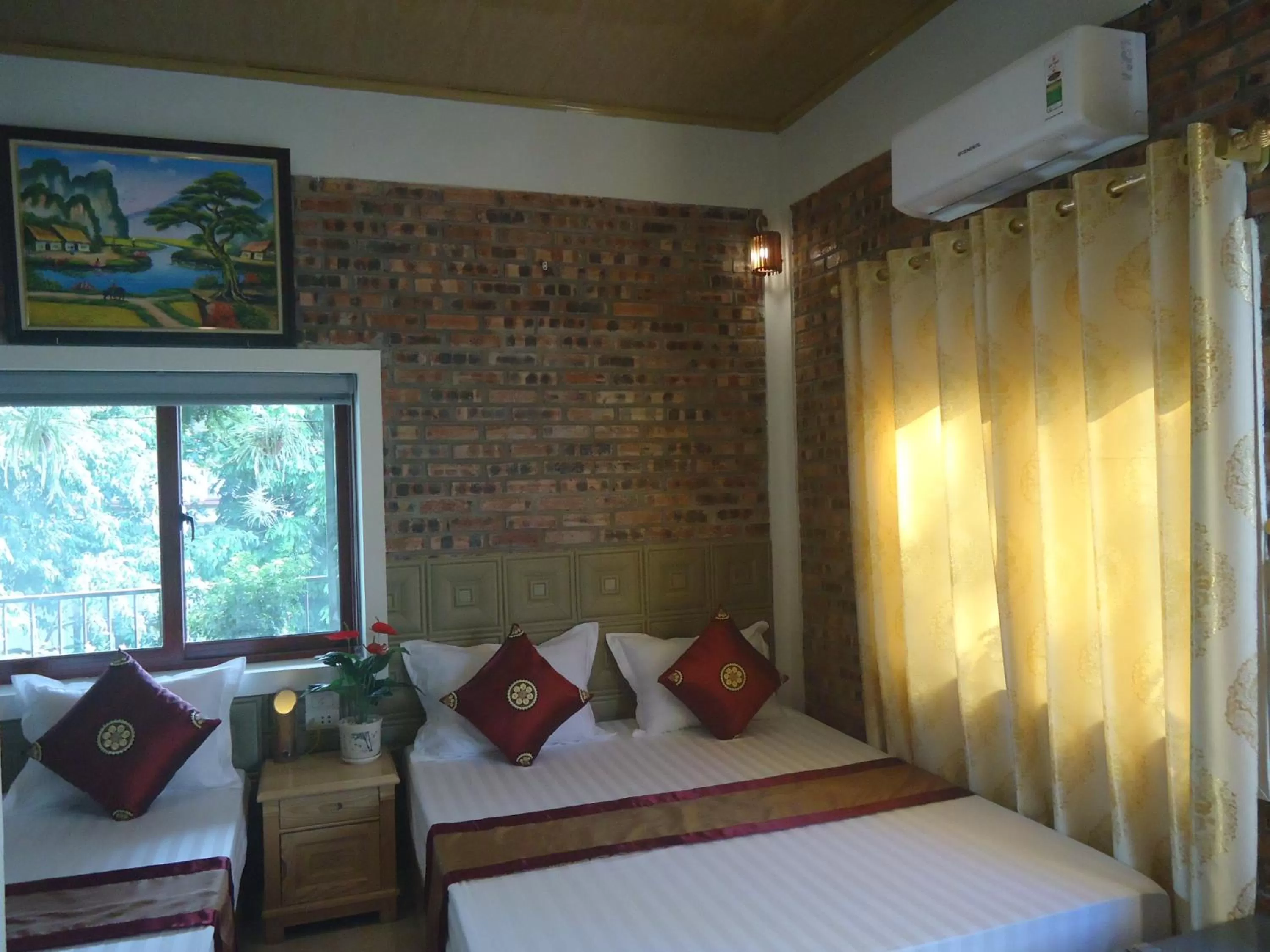 Bedroom, Bed in Green Space Homestay