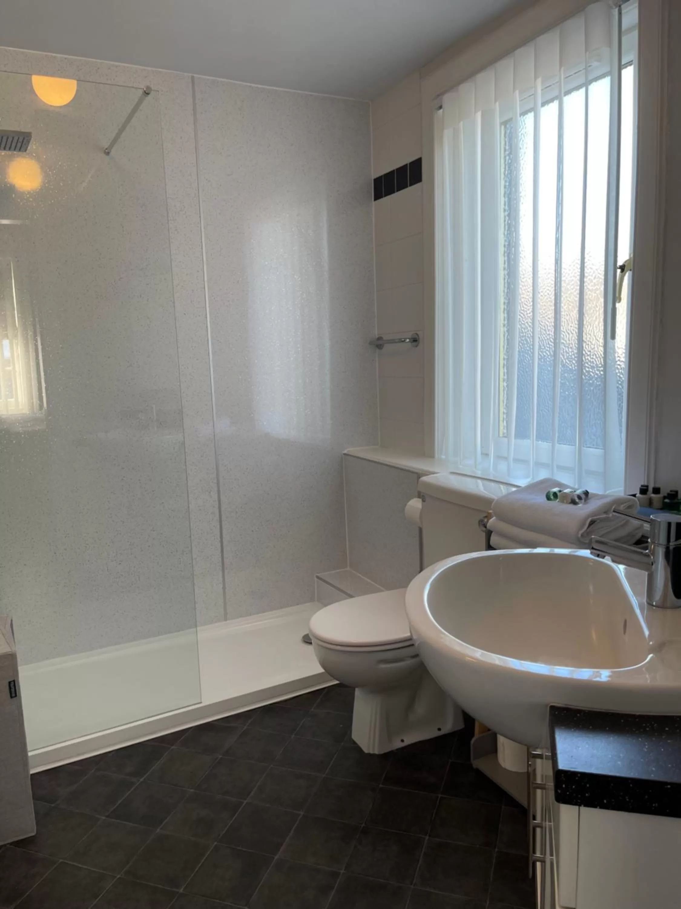 Shower in The Upper Largo Hotel & Restaurant