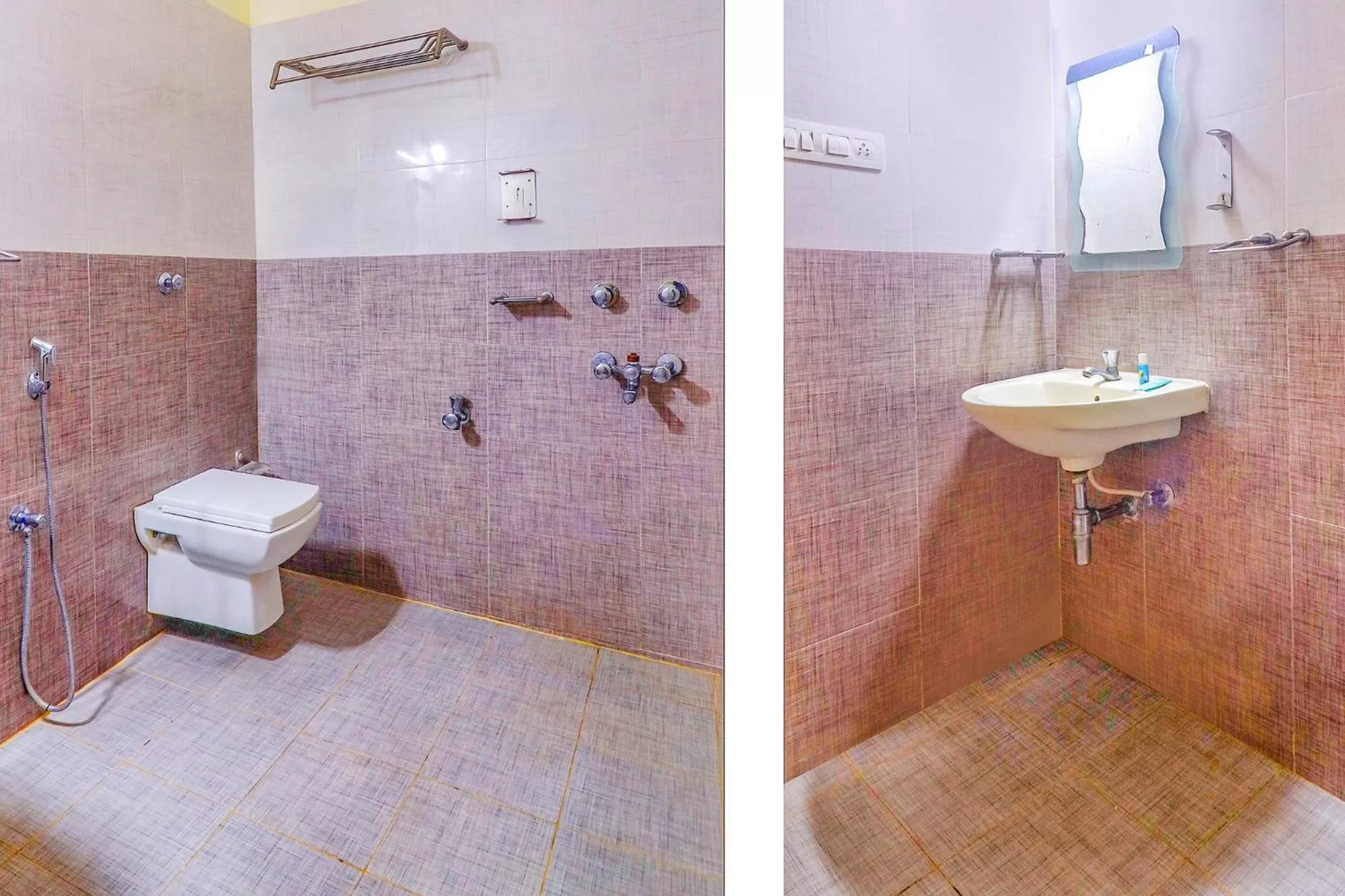 Bathroom in FabHotel Keerthi's Anupama - Nr Indira Gandhi Stadium