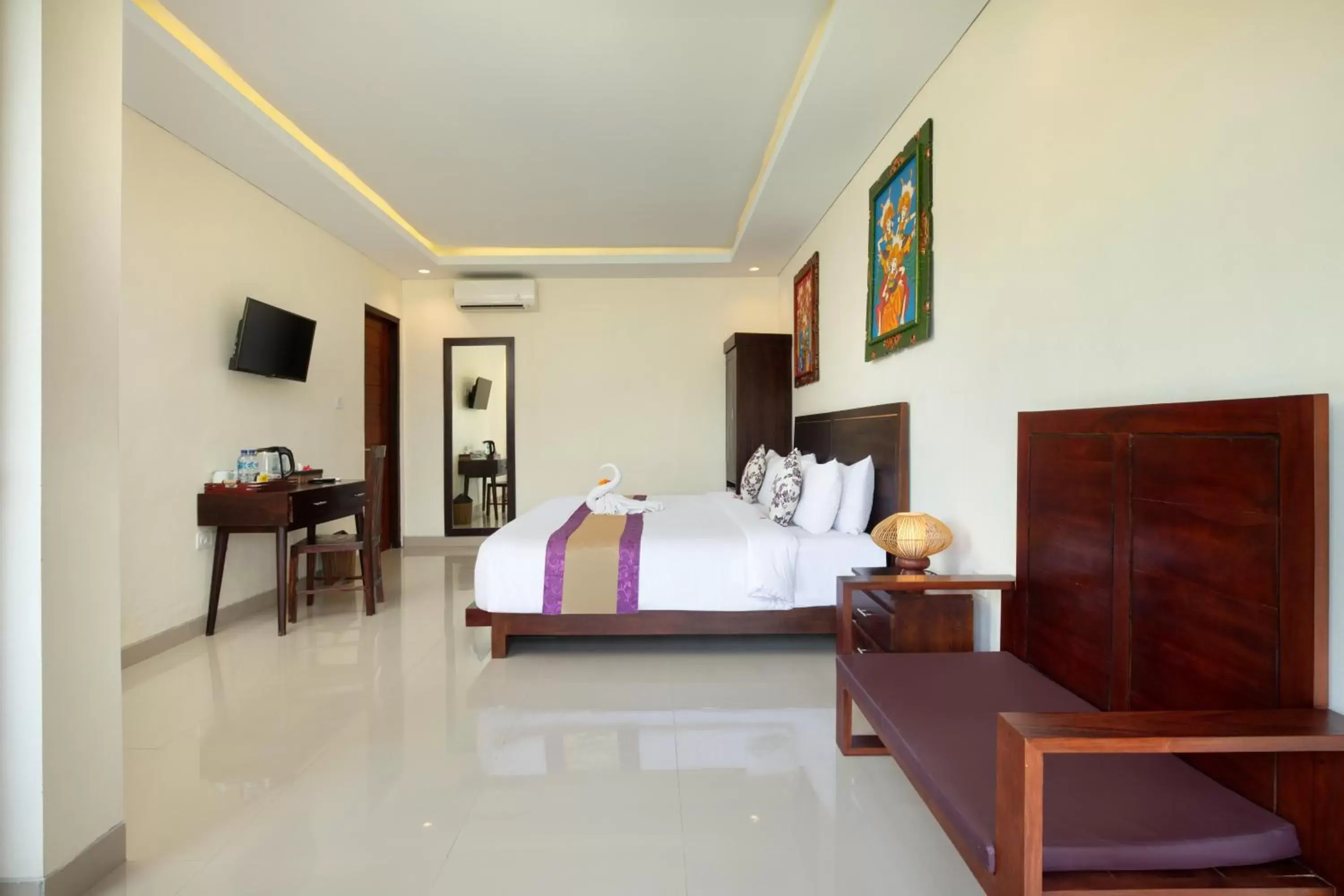 Bedroom, Bed in Hotel Arsa Santhi Nusa Penida