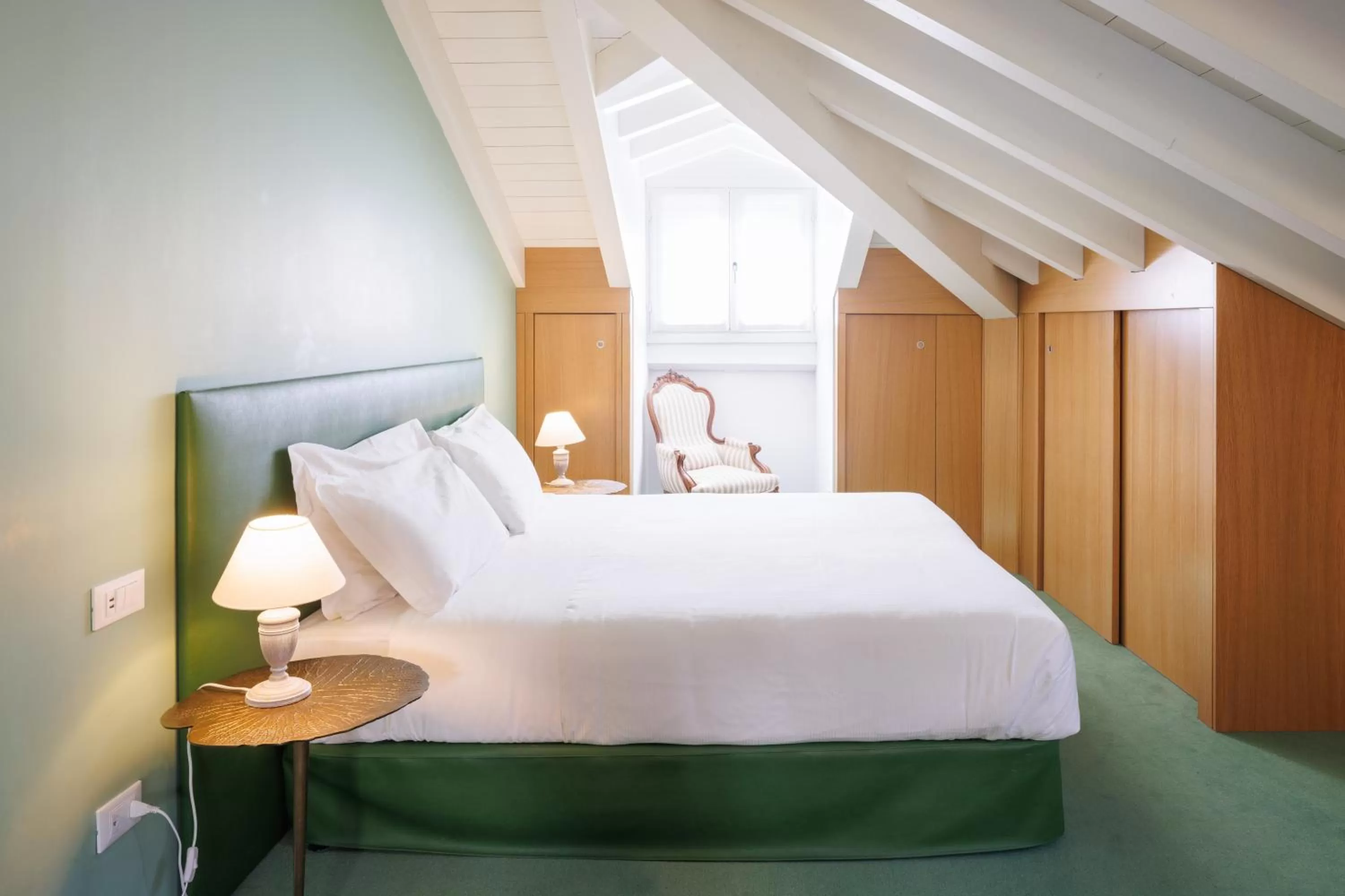 Bed in Antica Locanda Leonardo