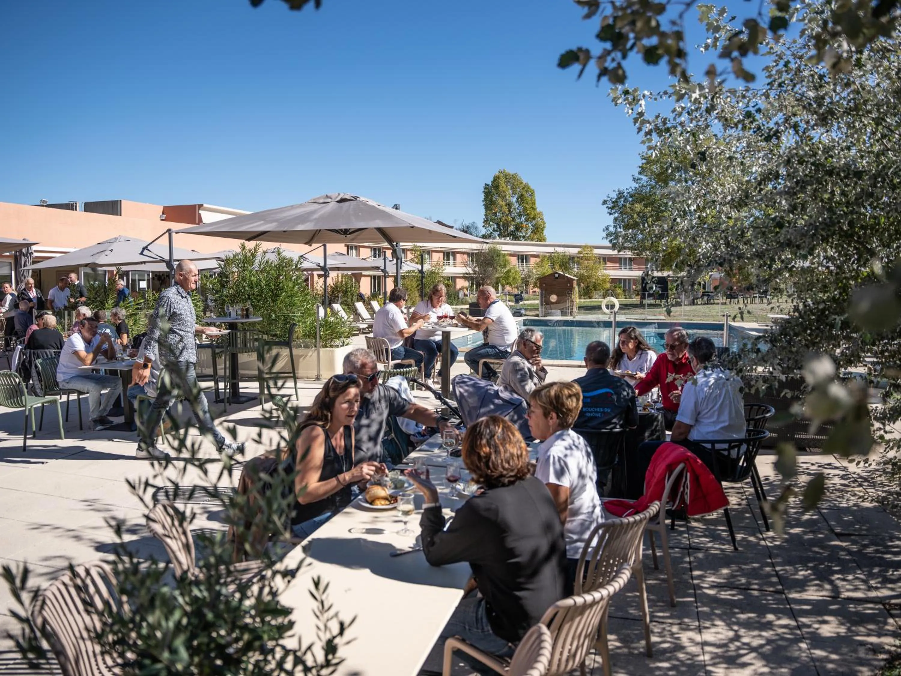 Pool view in Hôtel Mount Venturi - Aix-En-Provence Sainte-Victoire - Bar & Restaurant & Padel