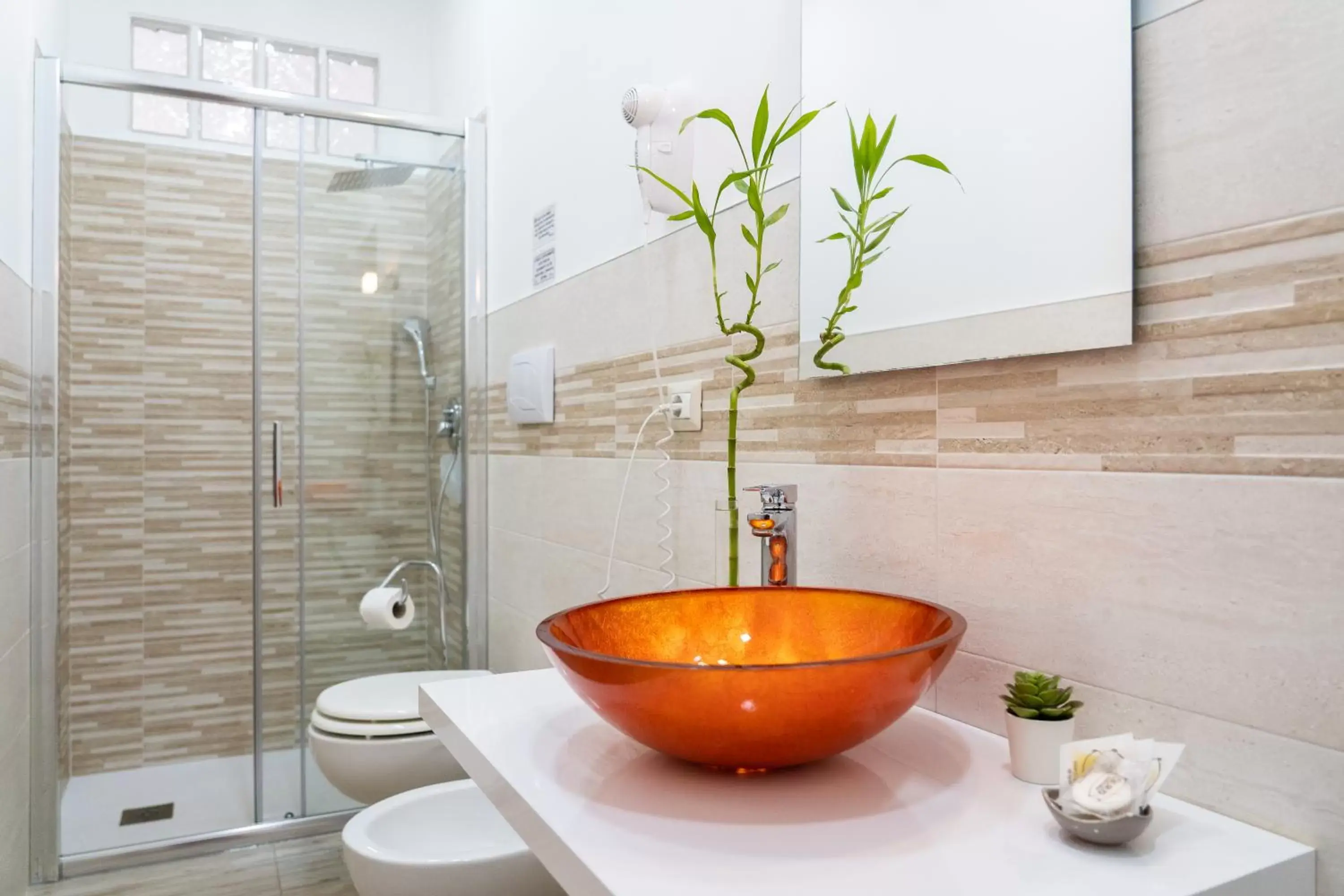 Shower, Bathroom in B&B Portosalvo