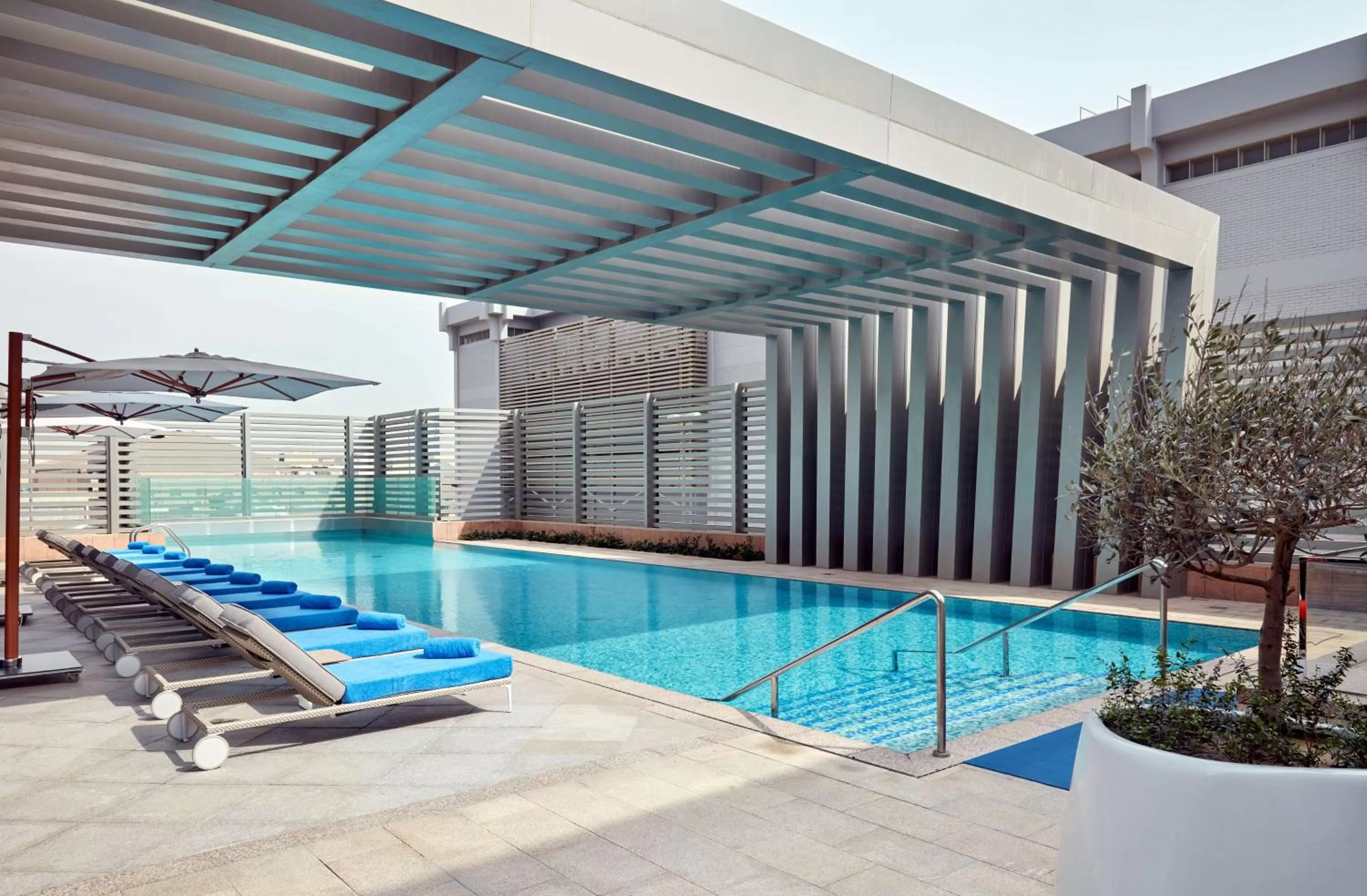 Pool view in Hilton Garden Inn Kuwait