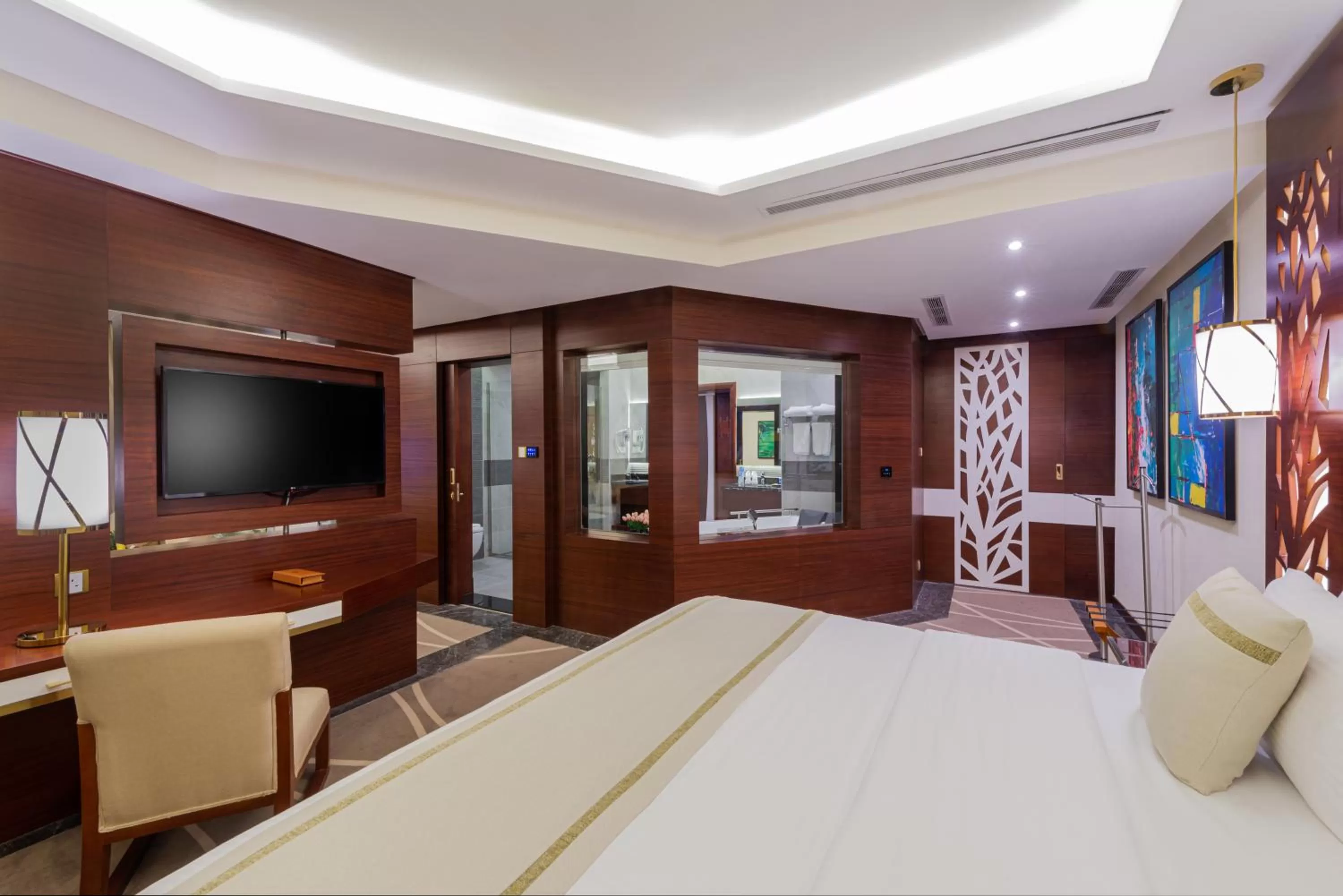 Bed in Blue Diamond Hotel Jeddah