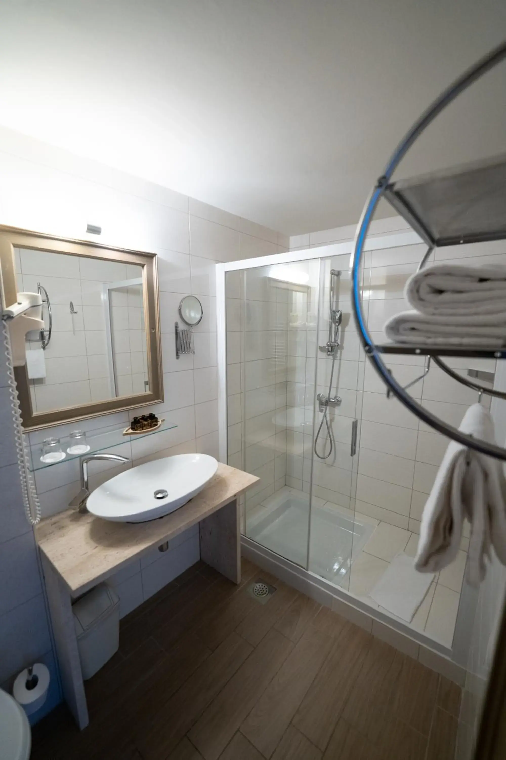 Shower, Bathroom in Hotel Piran