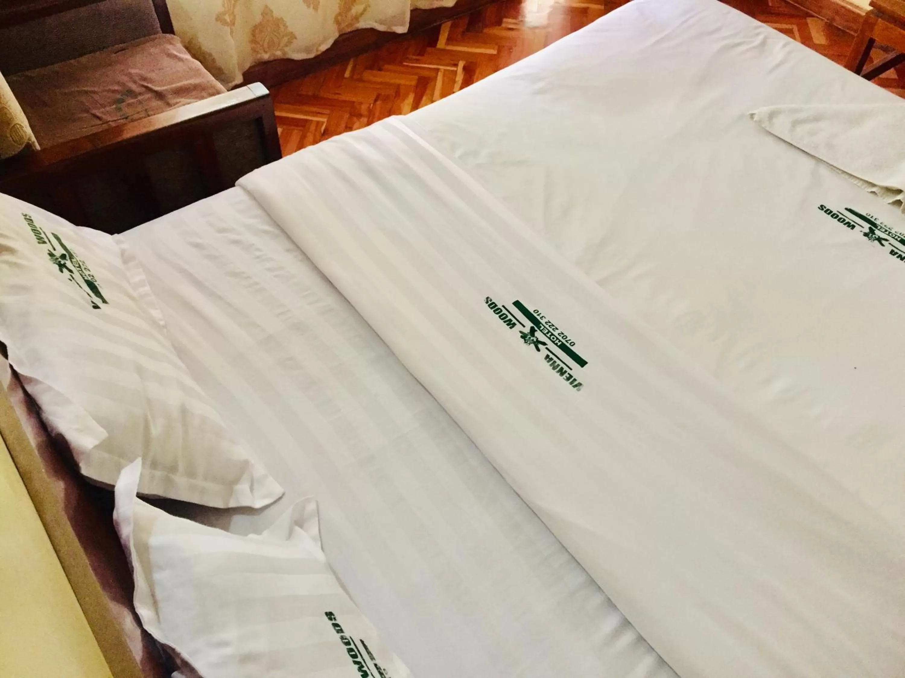 Bed in Vienna Woods Hotel Nakuru