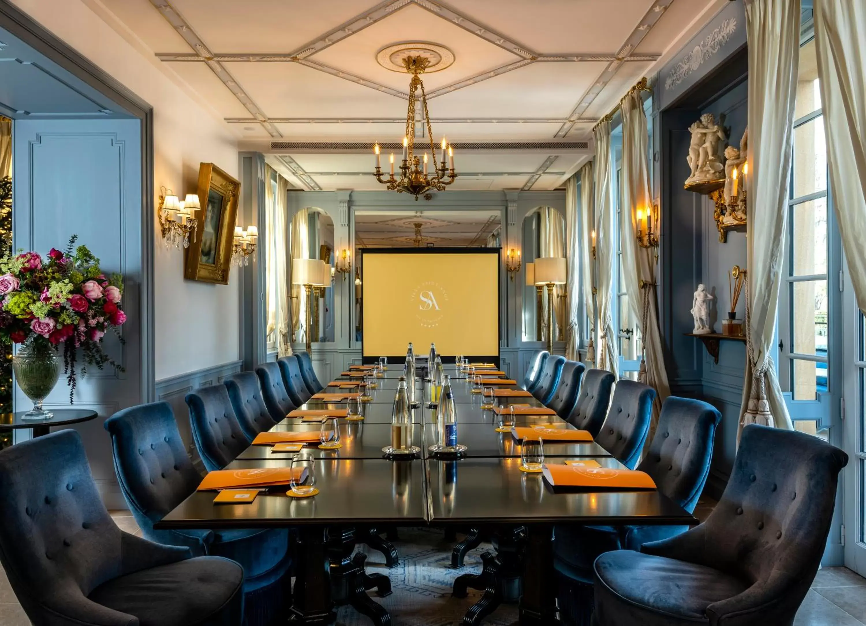 Living room in Villa Saint-Ange Living room in Villa Saint-Ange