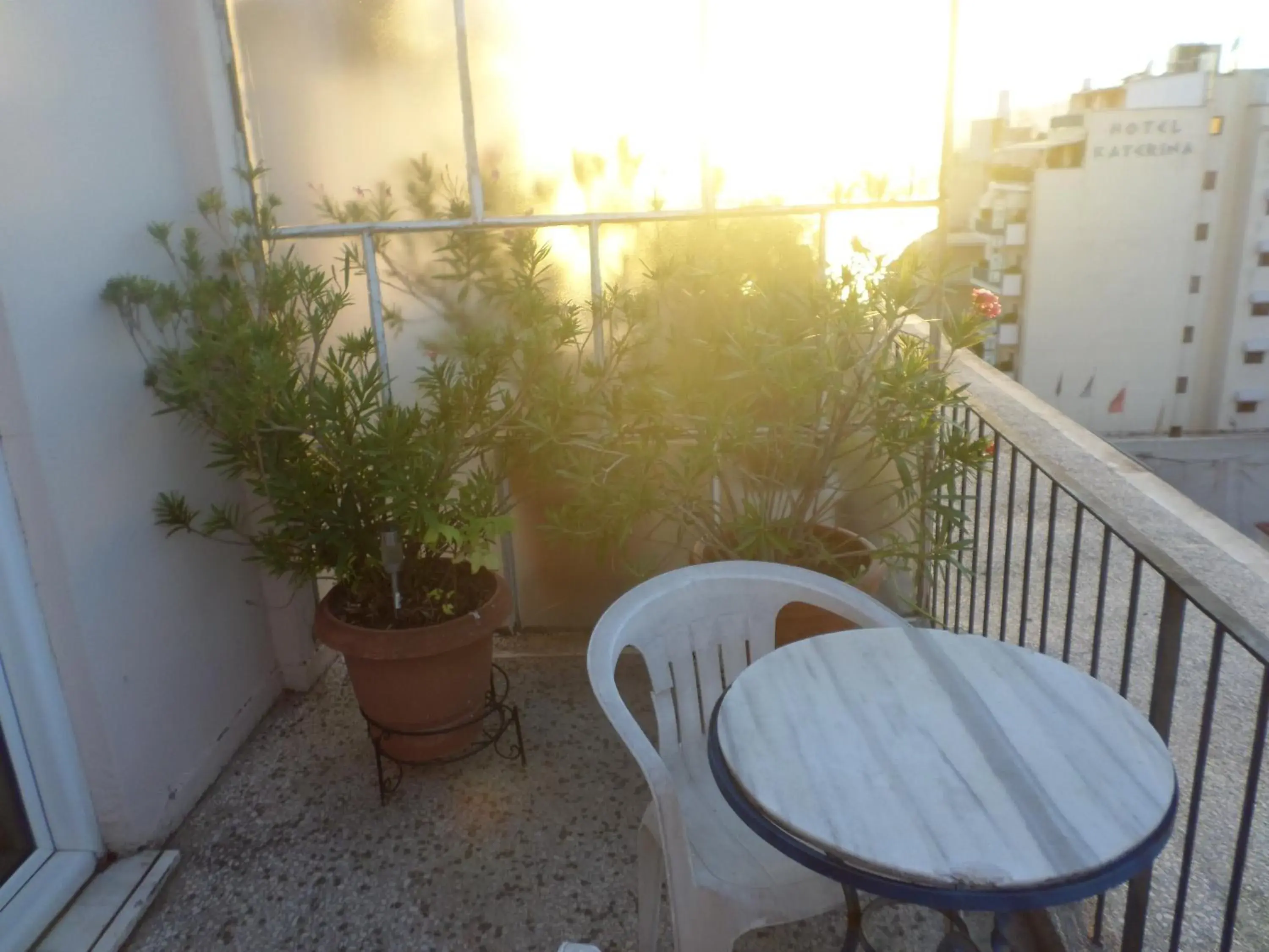 Balcony/Terrace in Nafsika Hotel Athens Centre