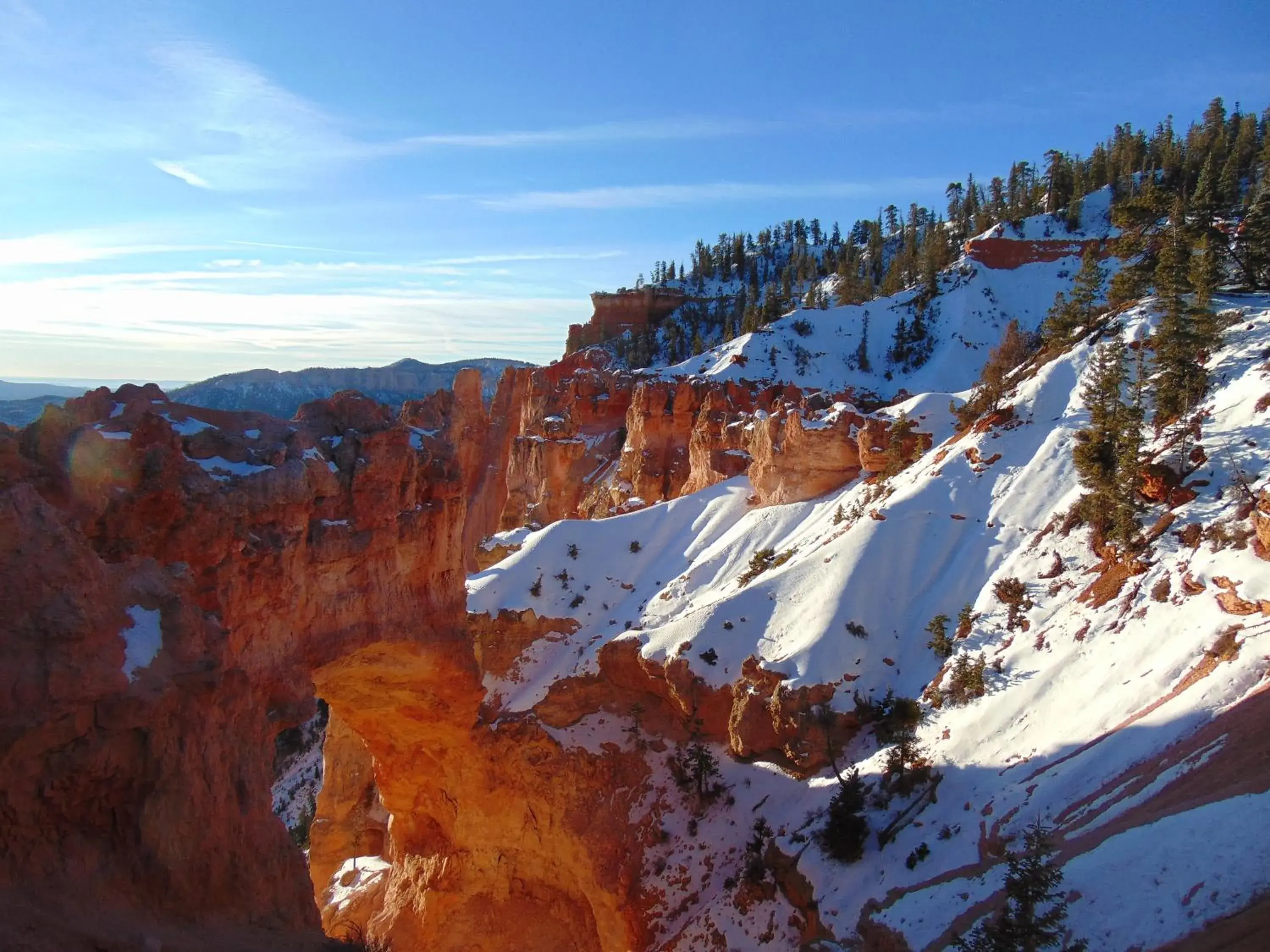 Natural landscape in Bryce Canyon Resort