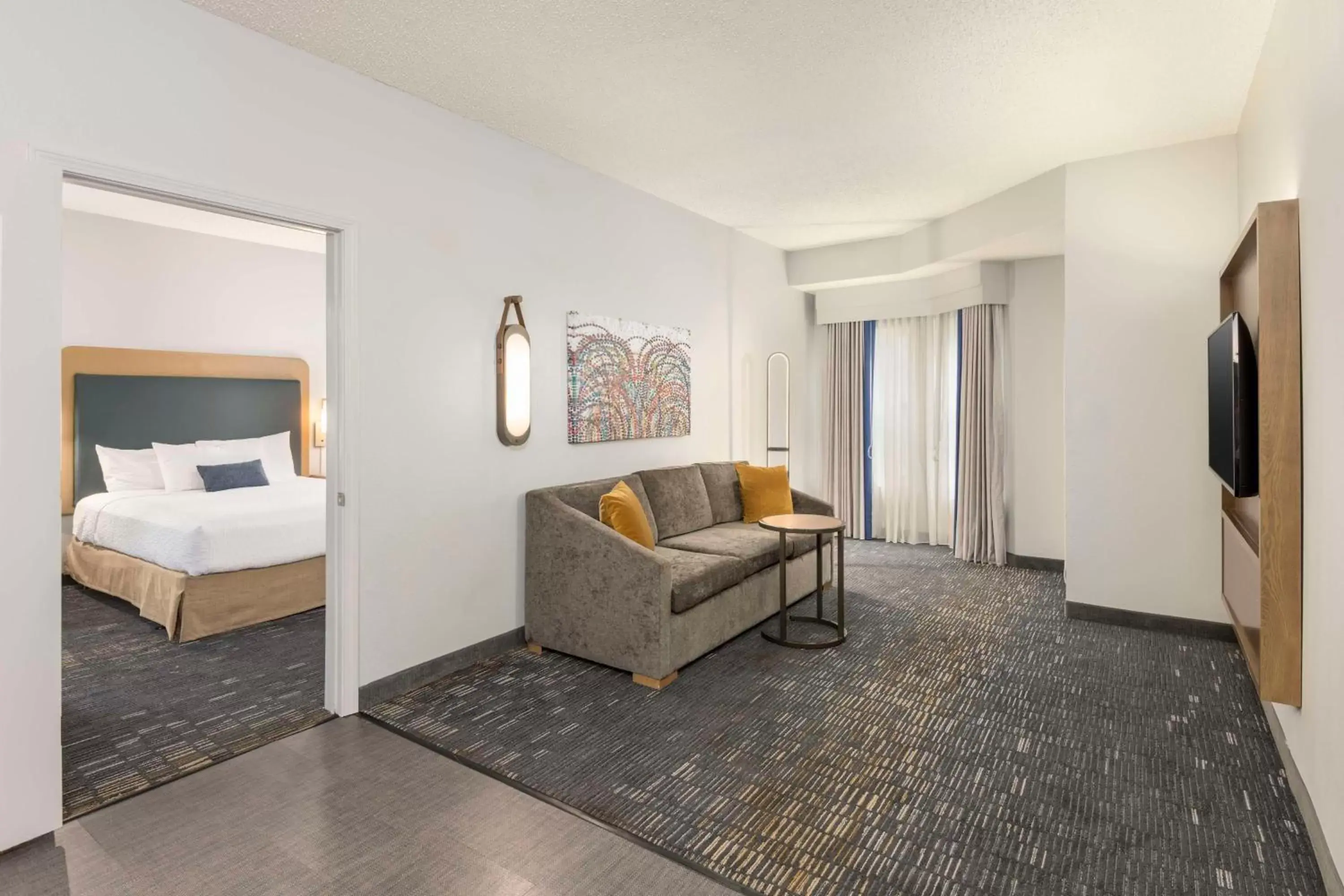 Living room, Seating Area in Homewood Suites by Hilton New Orleans