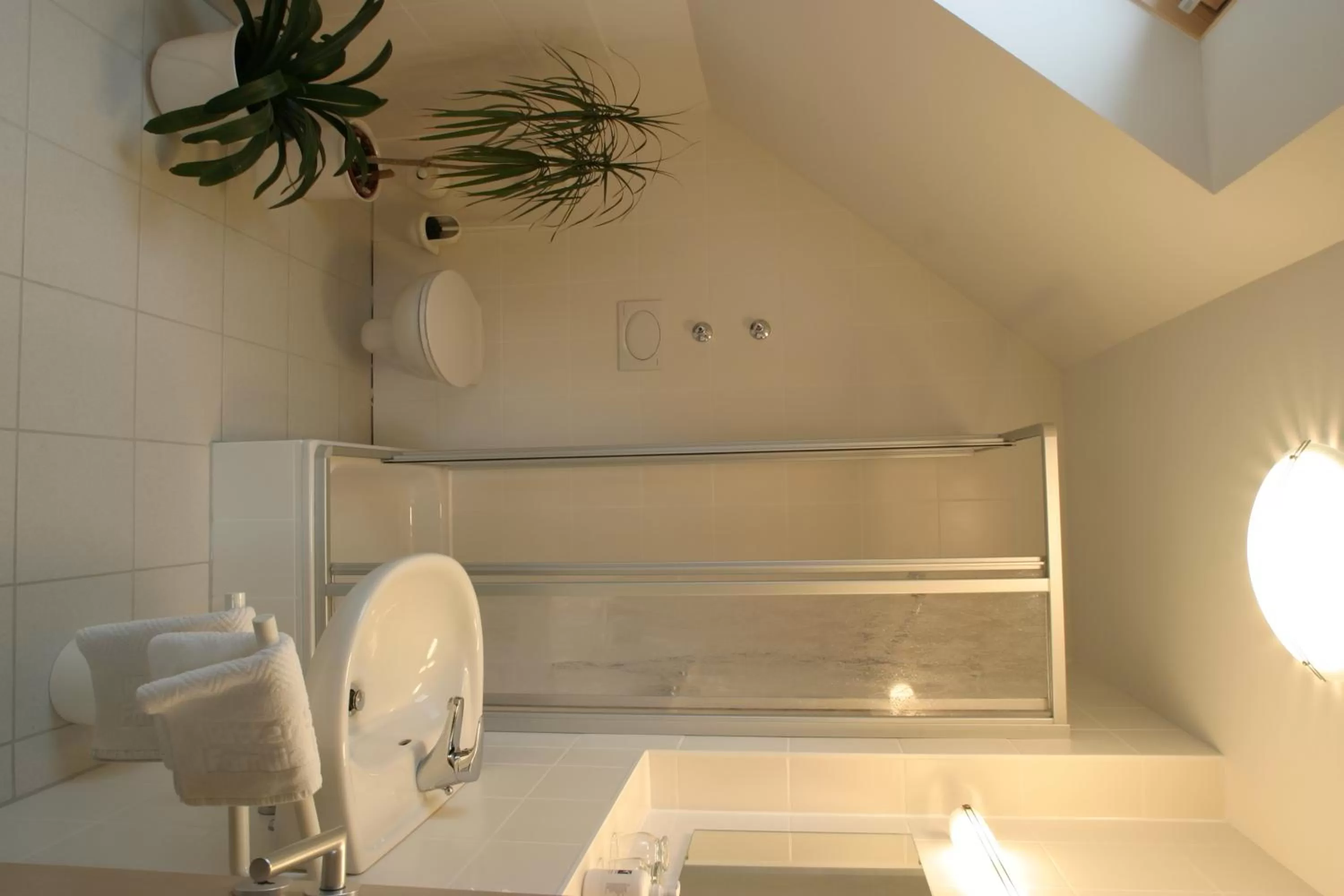 Bathroom in Hotel und Gasthof Ritter St. Georg