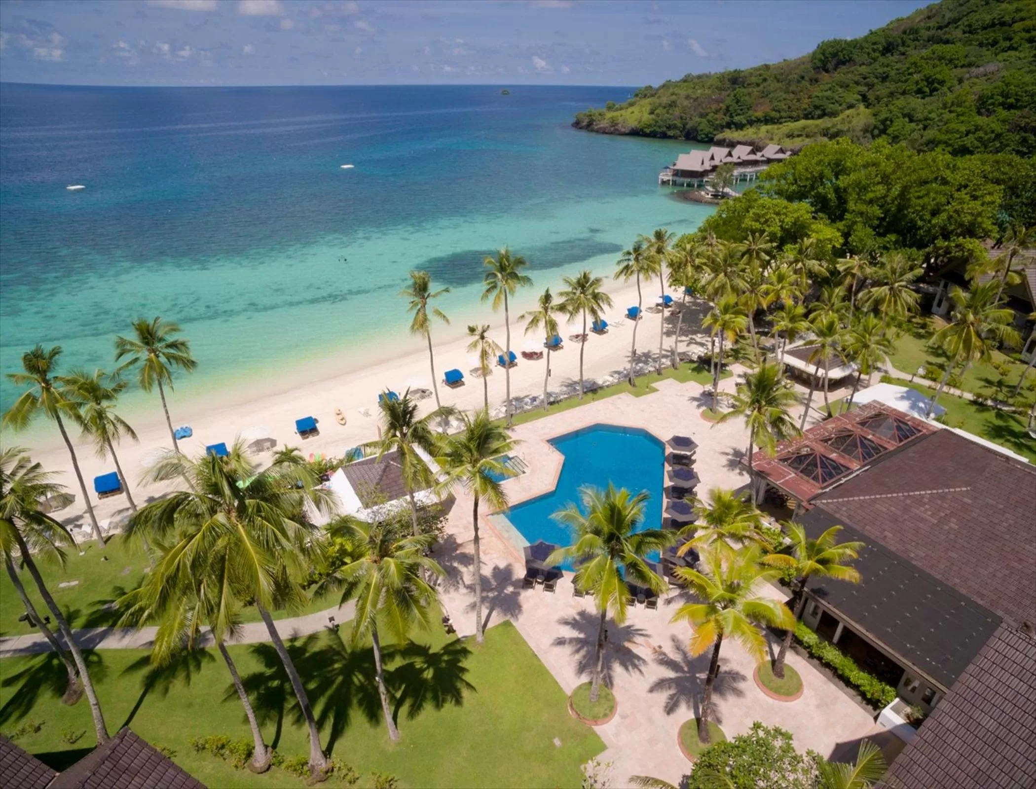 Bird's eye view in Palau Pacific Resort & The Pristine Villas and Bungalows