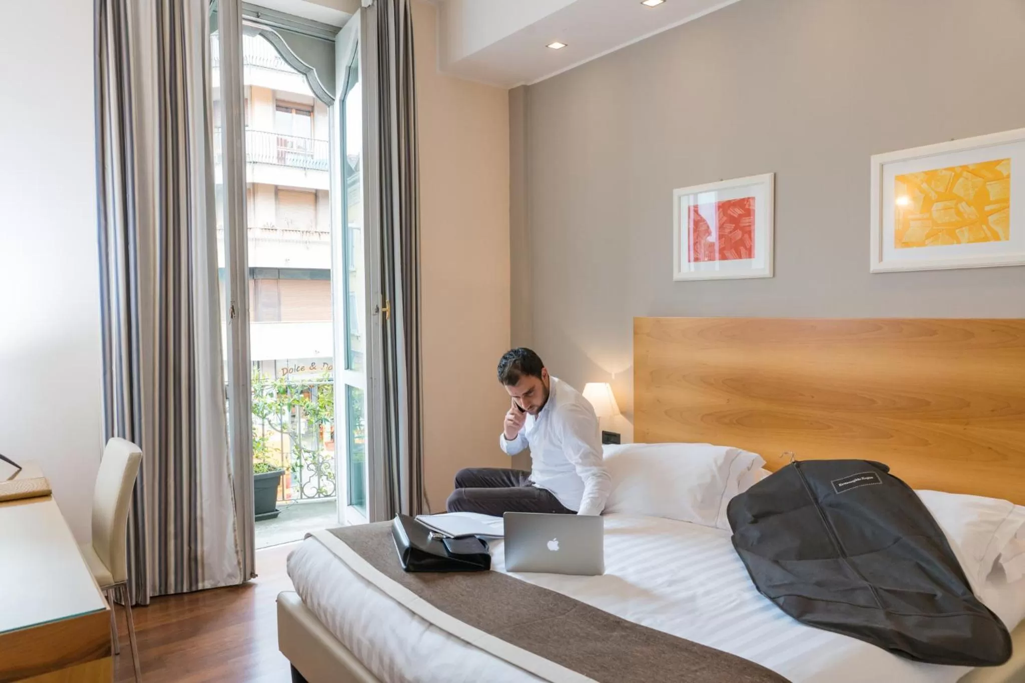 Bedroom, Bed in Hotel Royal Falcone