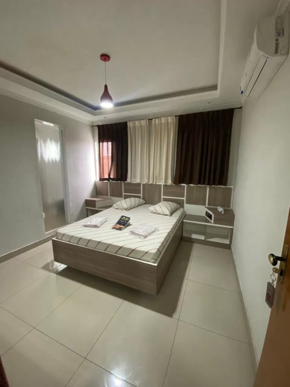 Bed in Hotel Cumbica Guarulhos