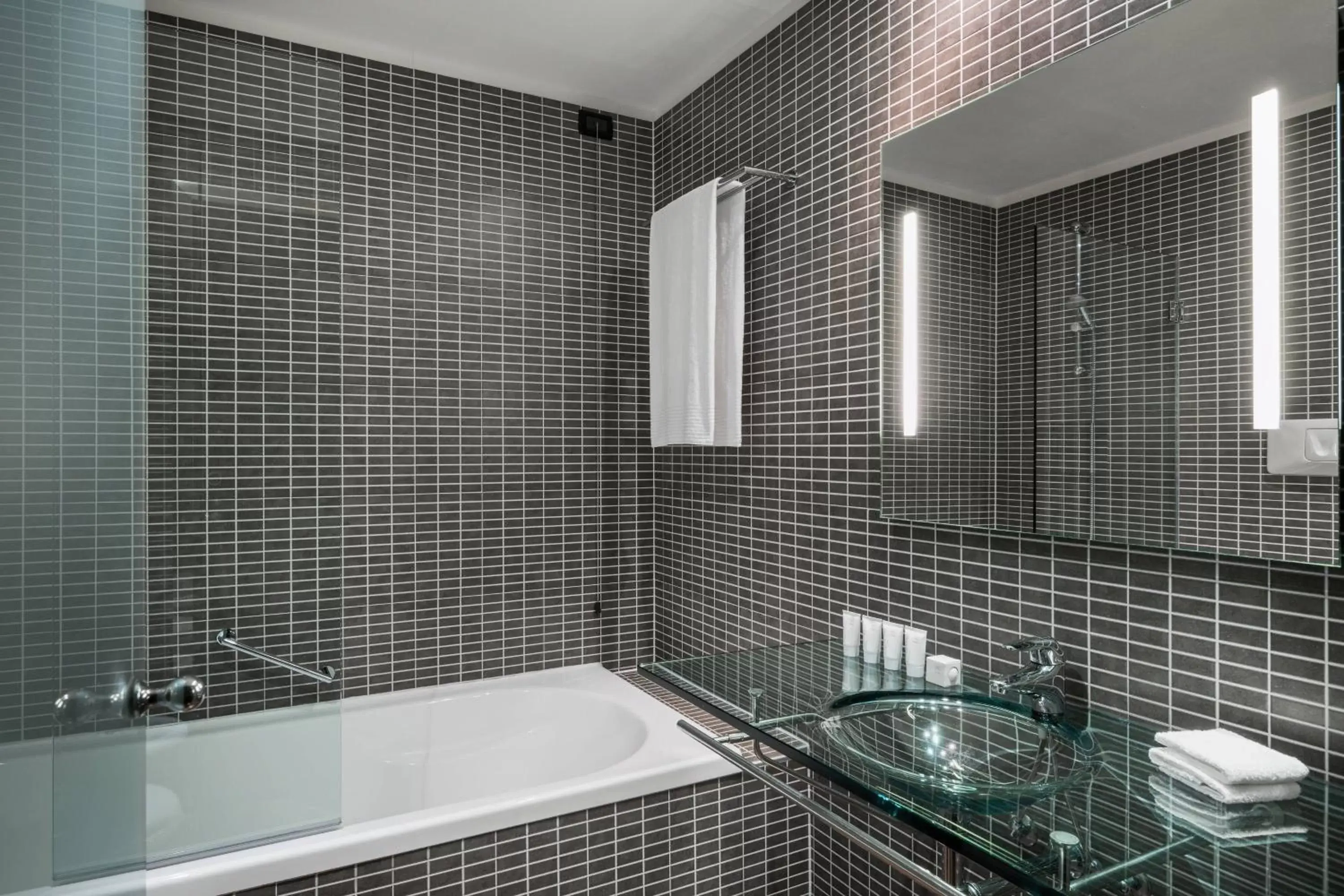 Bathroom in AC Hotel Milano by Marriott