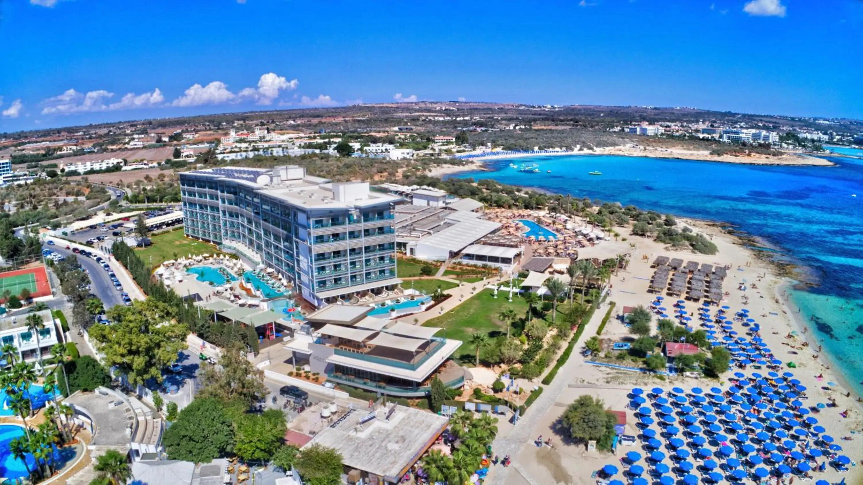 Bird's-eye View in Asterias Beach Hotel