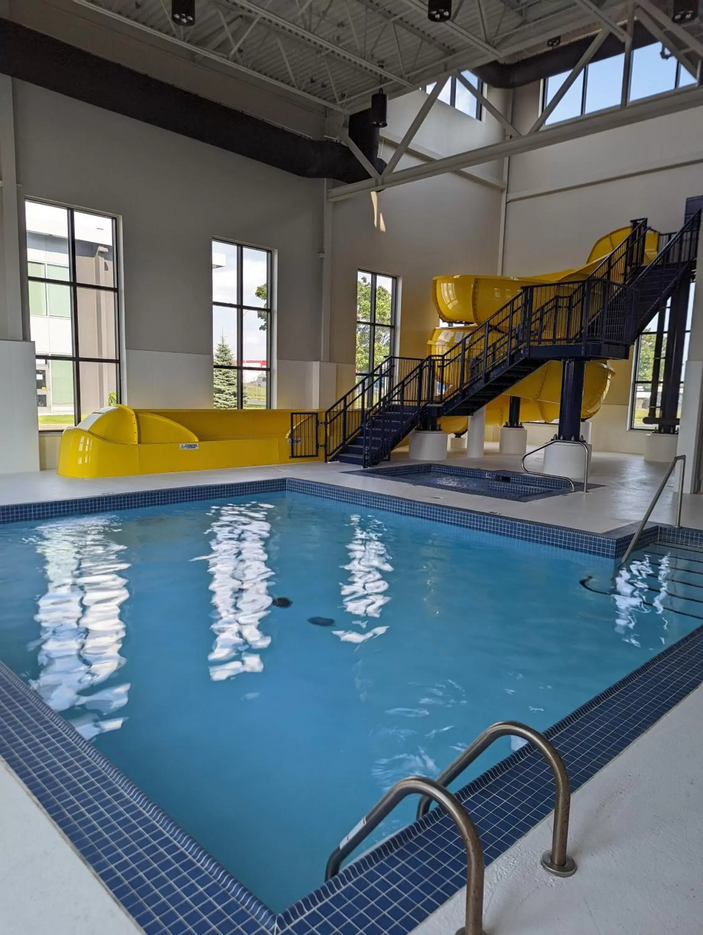 Swimming Pool in Microtel Inn & Suites Montreal Airport-Dorval QC