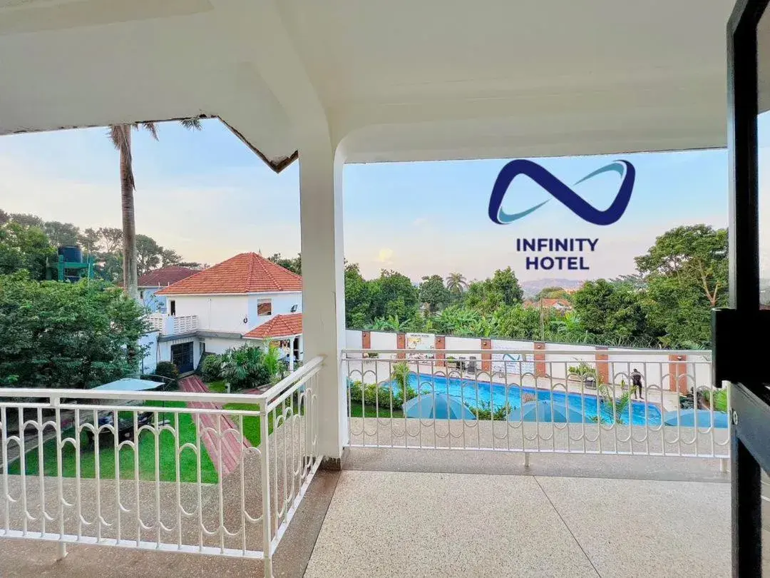 Pool view, Swimming Pool in Infinity Hotel Kampala