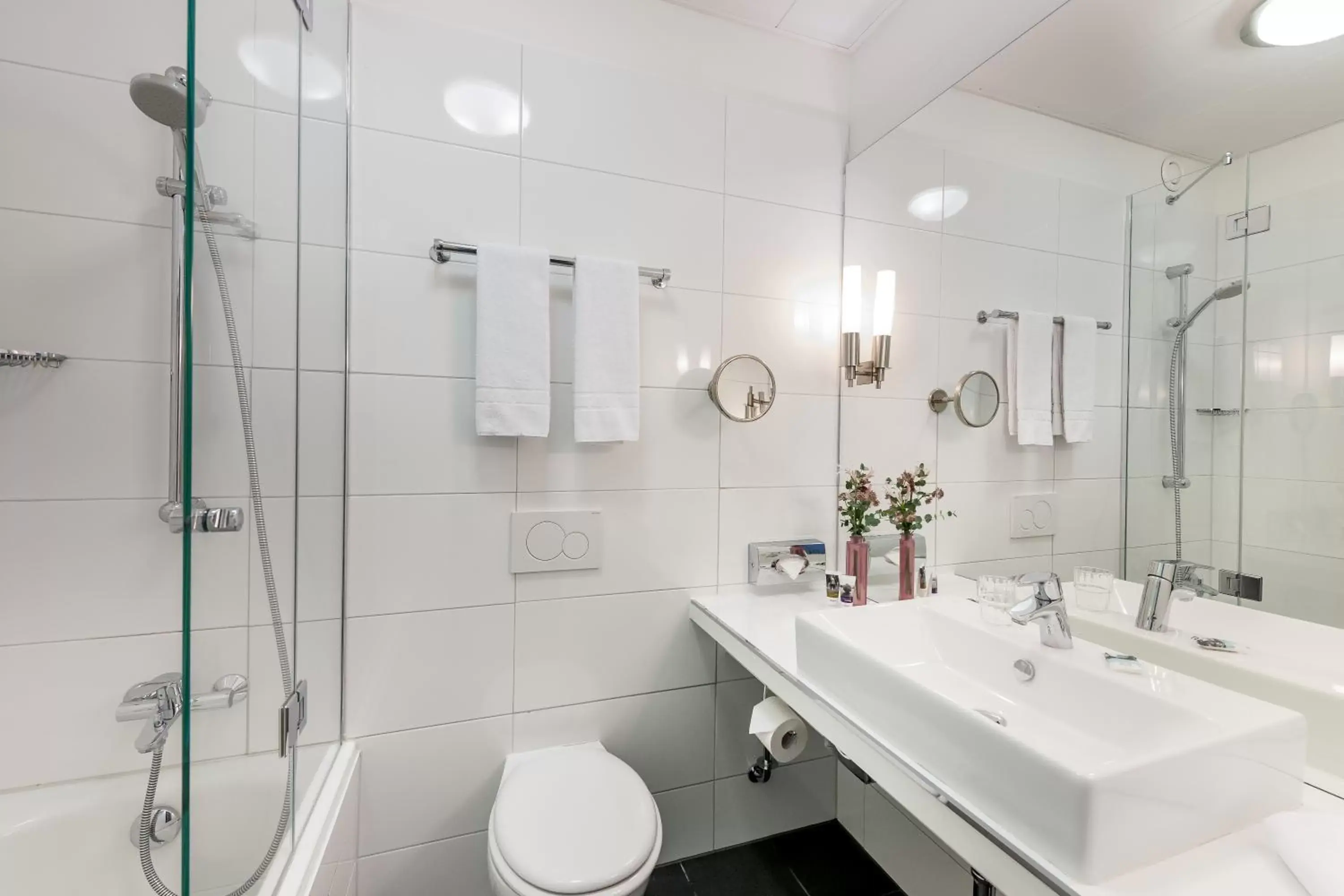 Shower, Bathroom in Mercure Hotel Wiesbaden City