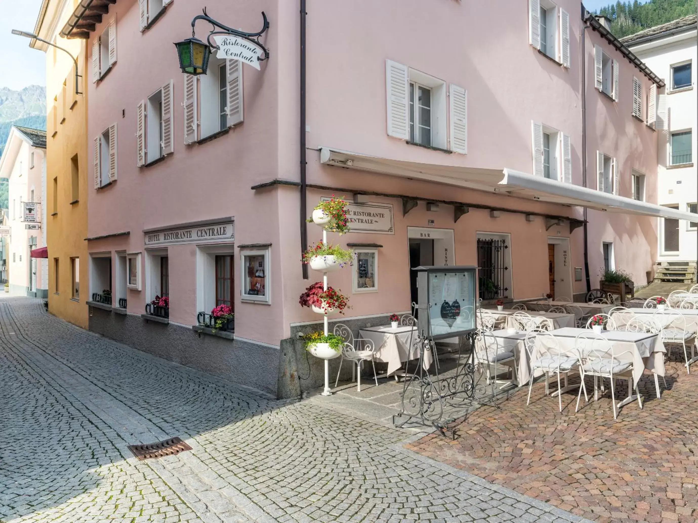 Facade/entrance in Hotel Centrale, Typically Swiss