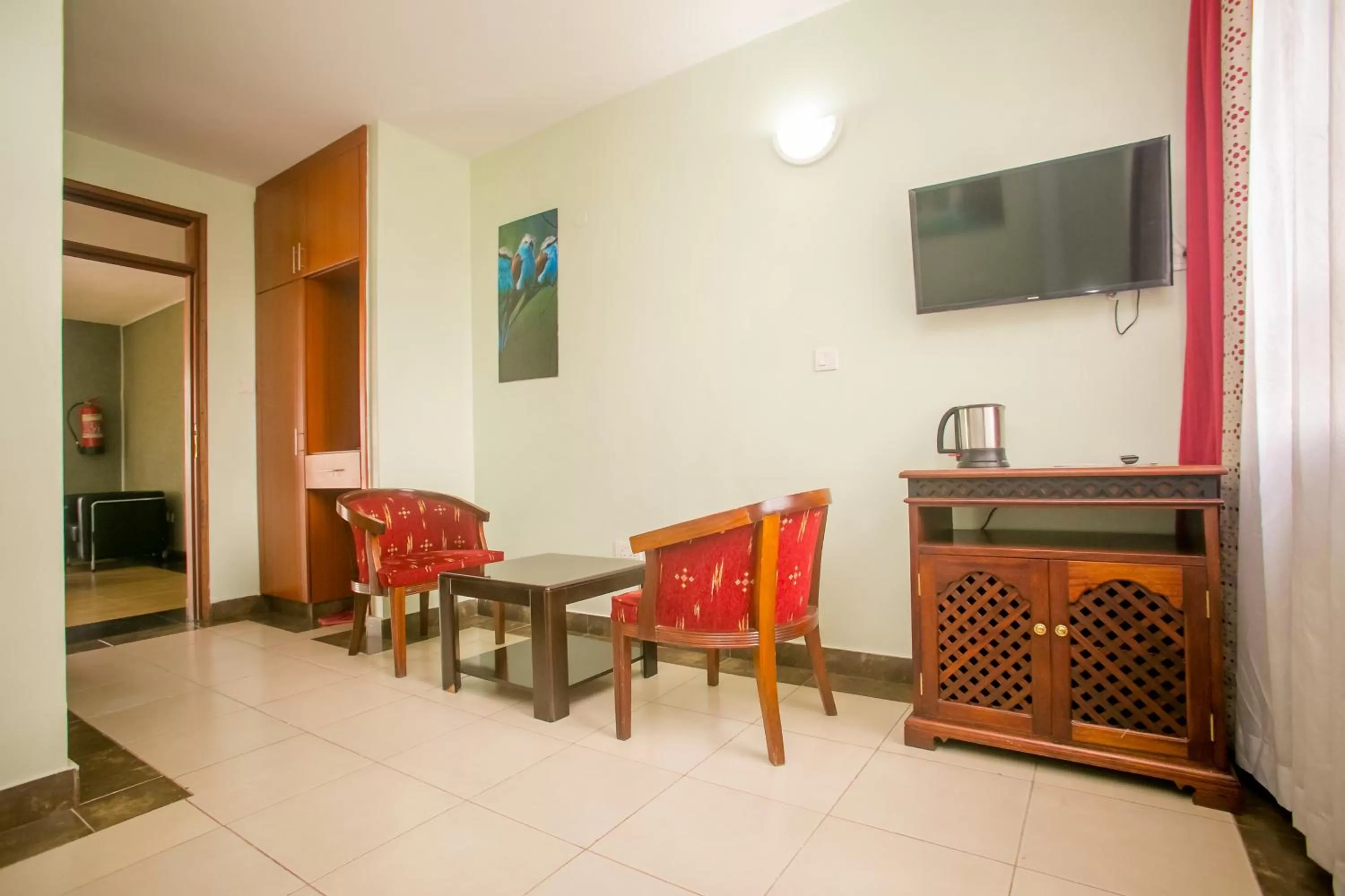 Seating area in Desmond Tutu Conference Centre