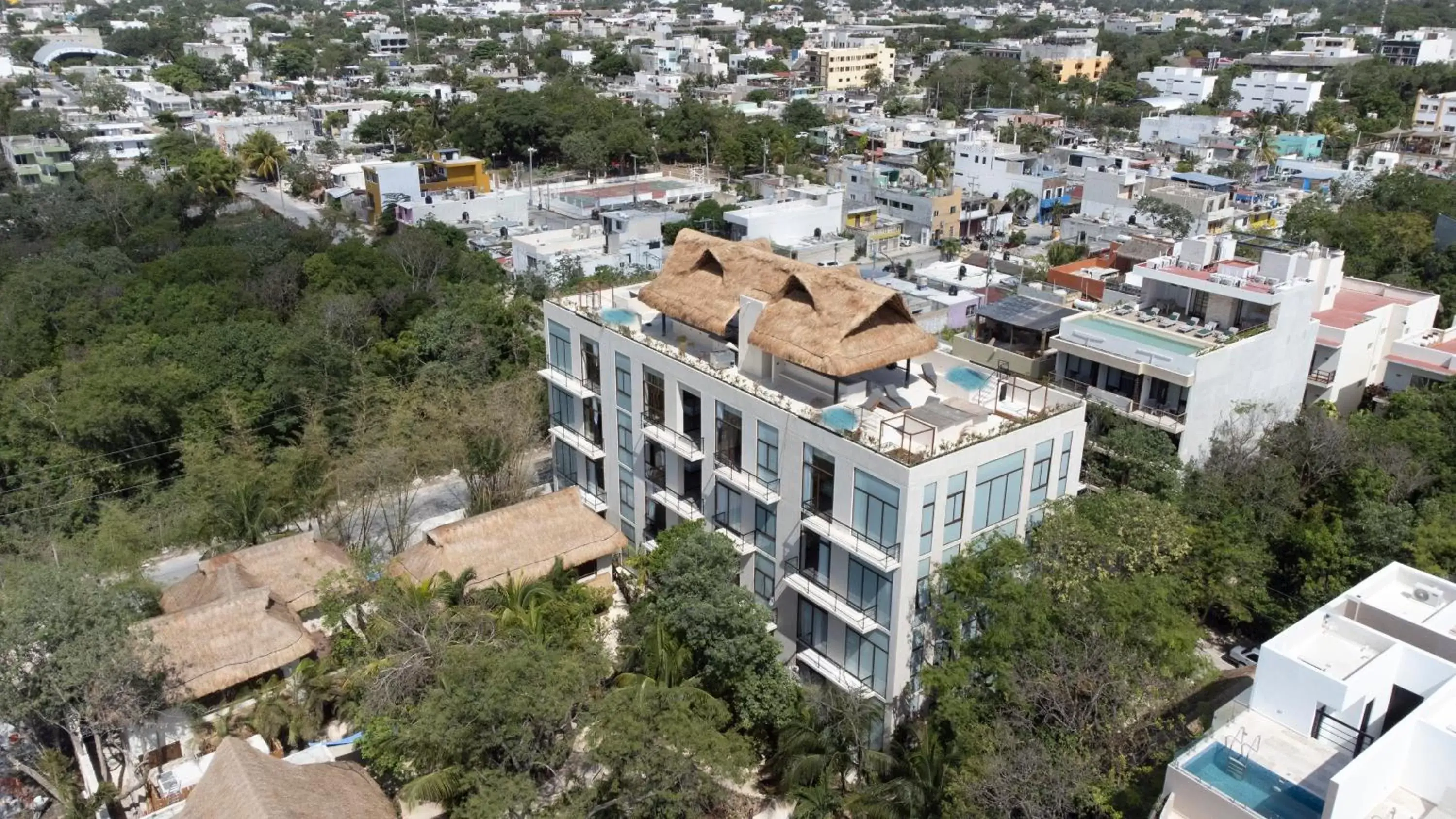 Bird's eye view, Bird's-eye View in Prana Boutique Hotel Tulum