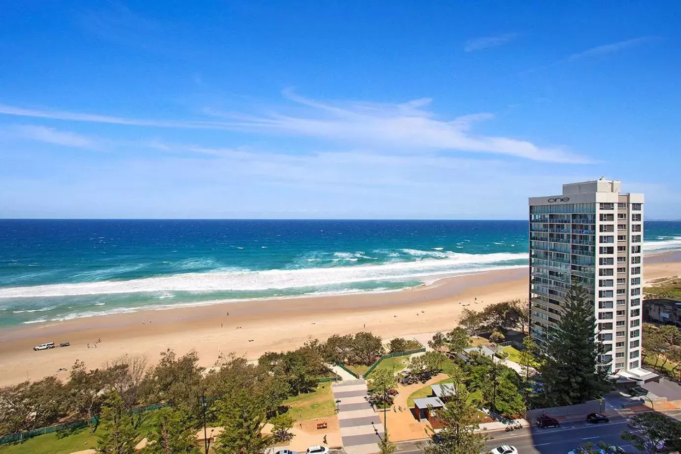 Property building in One The Esplanade Apartments on Surfers Paradise