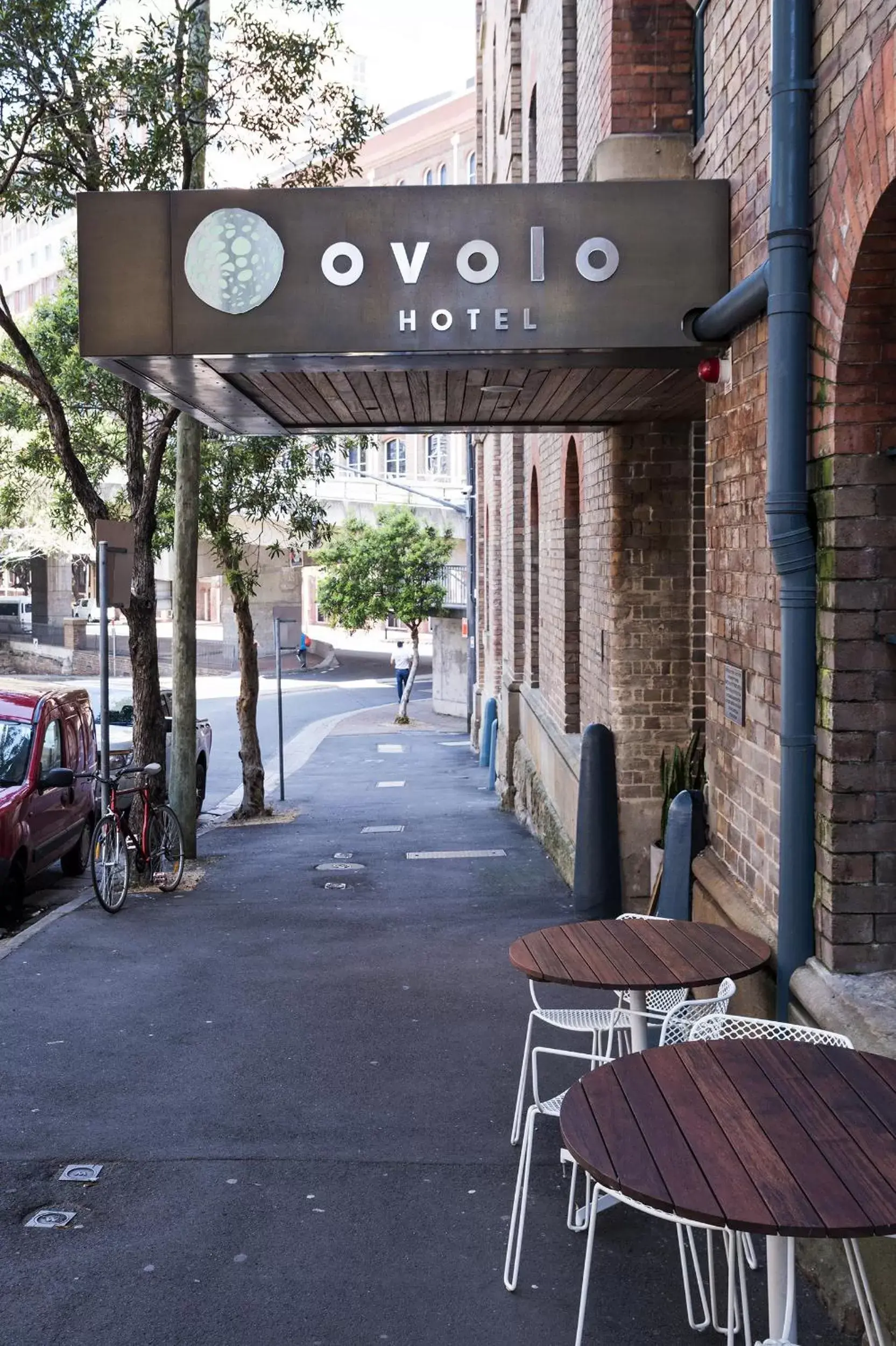 Facade/entrance in The Woolstore 1888 by Ovolo
