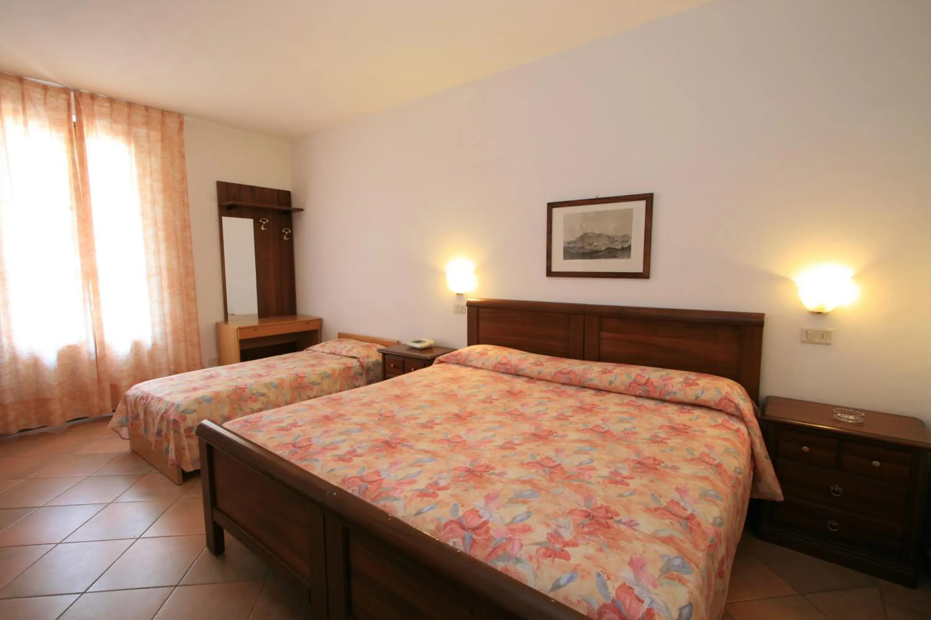 Bed in Villa Nencini