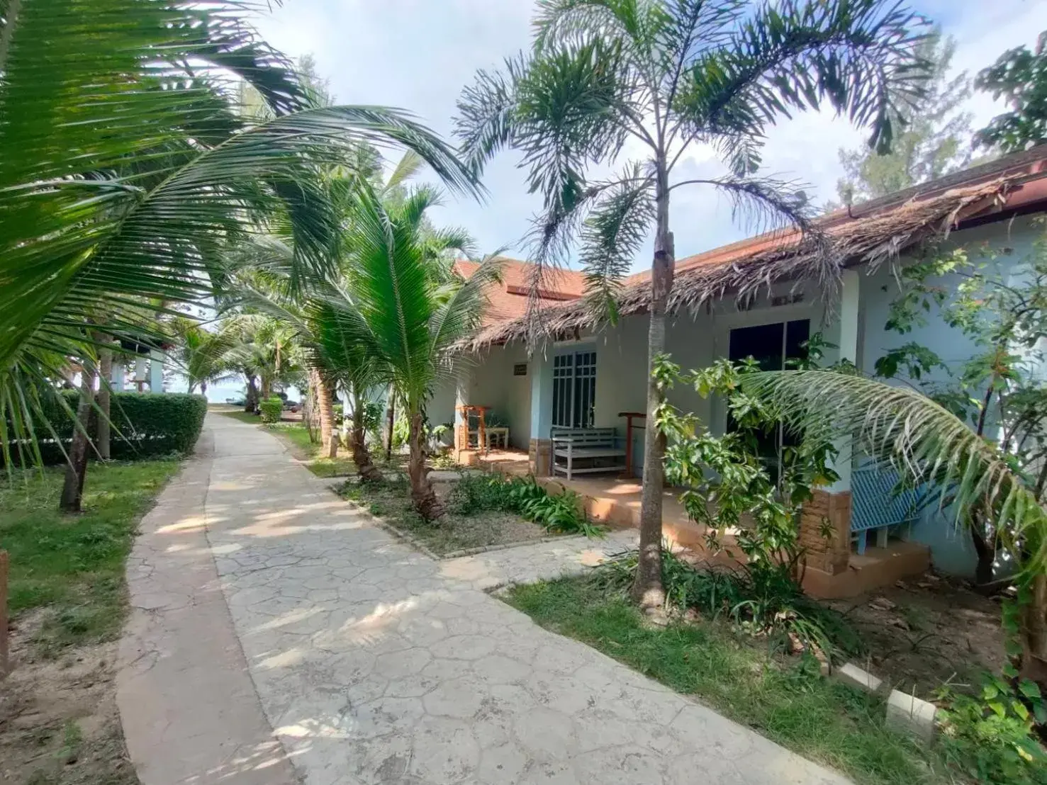 Garden, Property Building in Banana Beach Resort