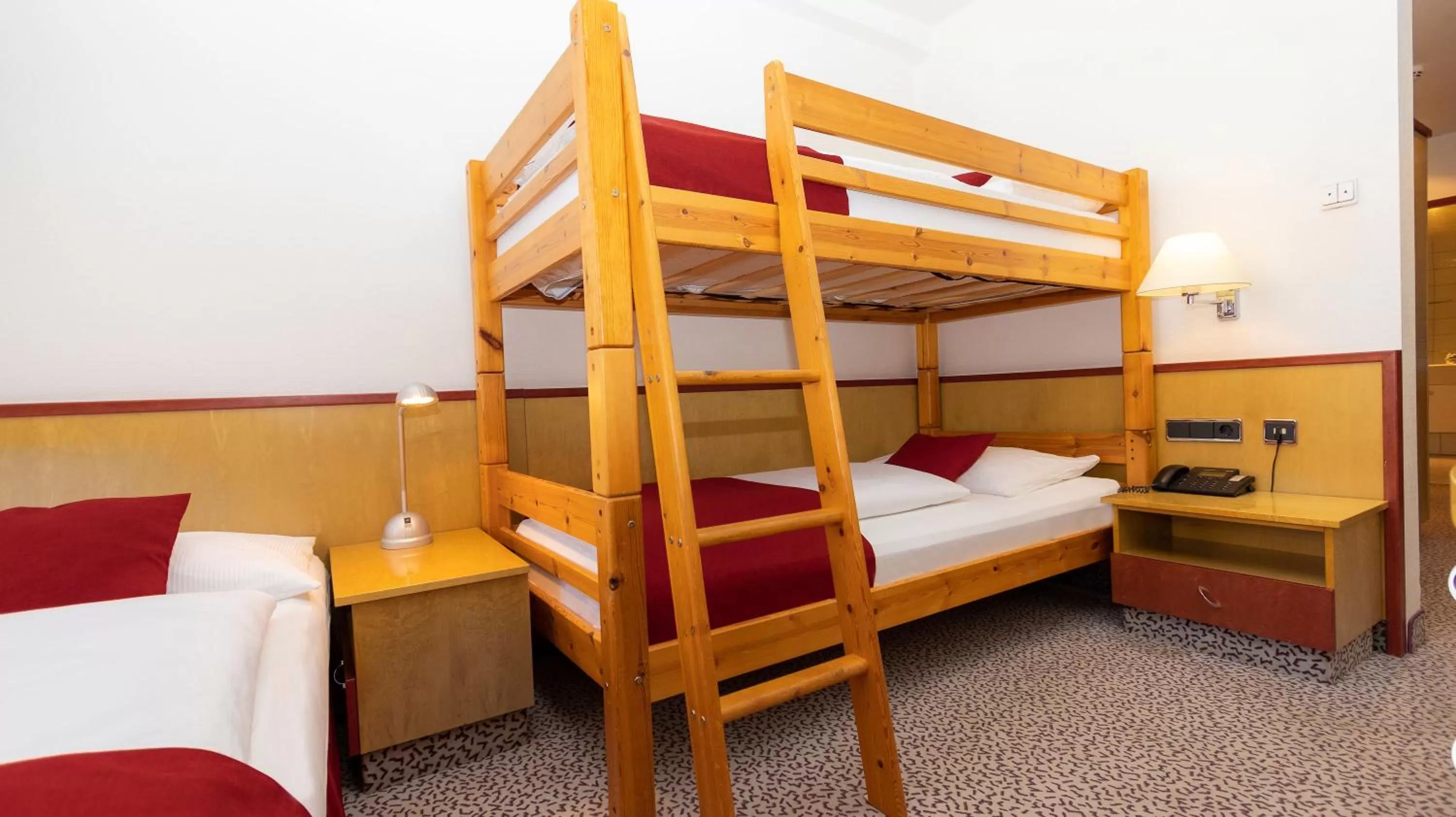 Photo of the whole room, Bunk Bed in LeoMar Hotel