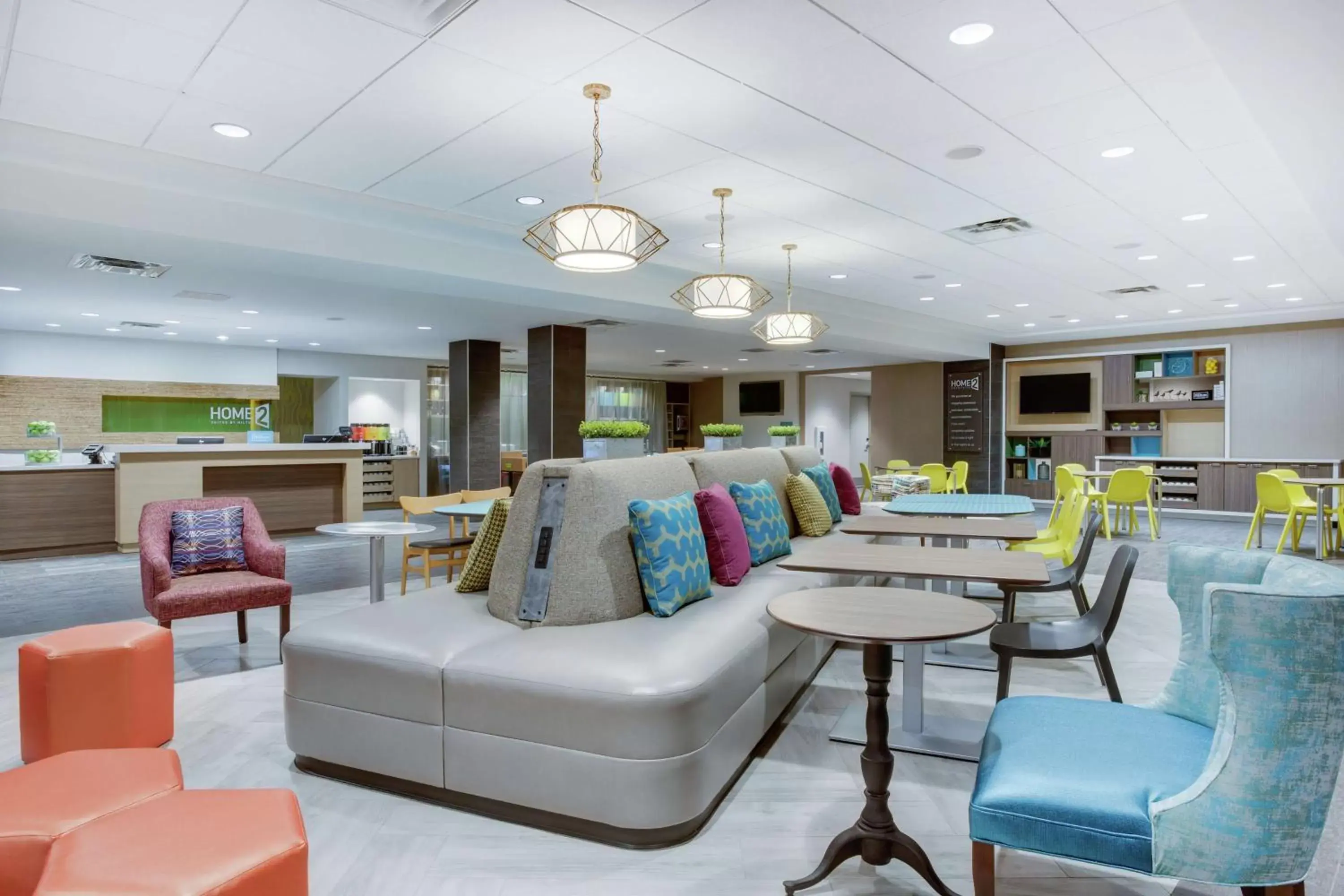 Lobby or reception in Home2 Suites By Hilton Clermont