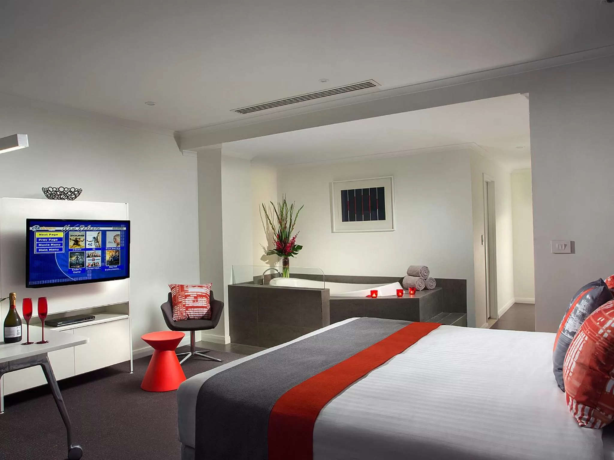 Bed in Citadines St Georges Terrace Perth
