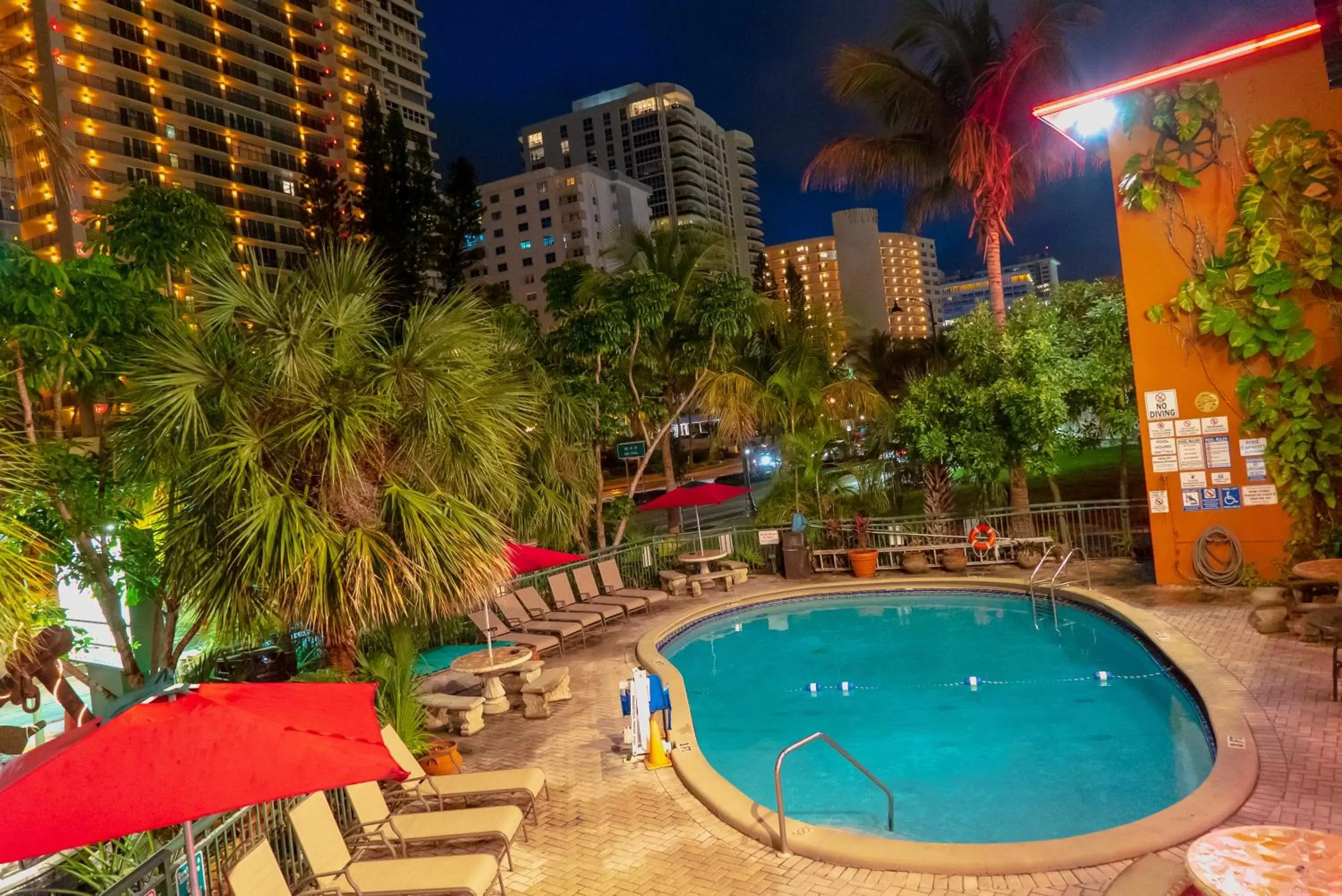 Property building, Pool View in Ft. Lauderdale Beach Resort Hotel